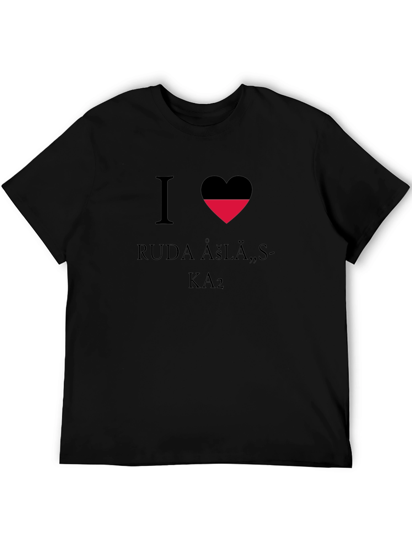 I Heart Ruda Asla Black T-Shirt