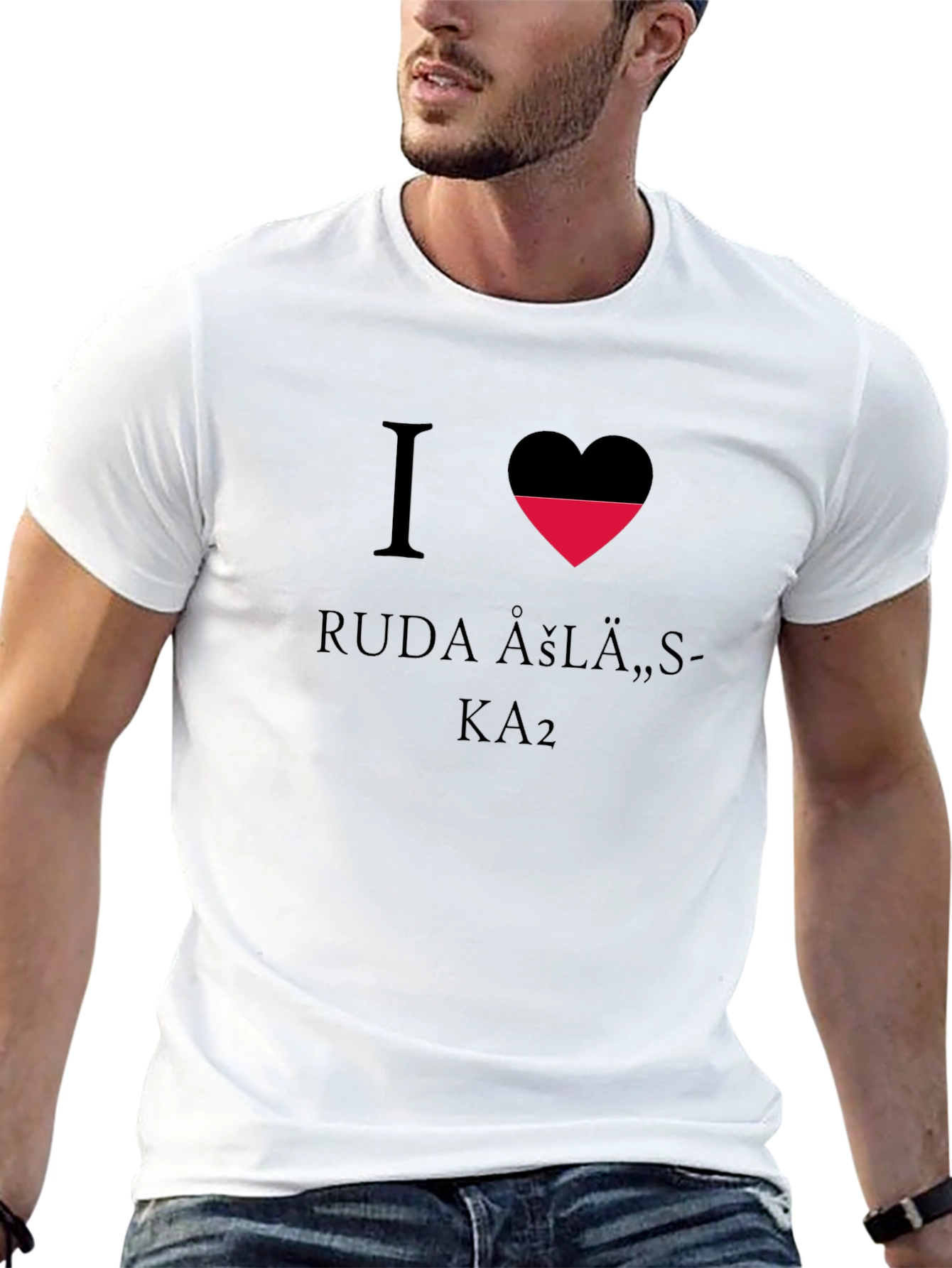 I Heart Ruda Asla Black T-Shirt
