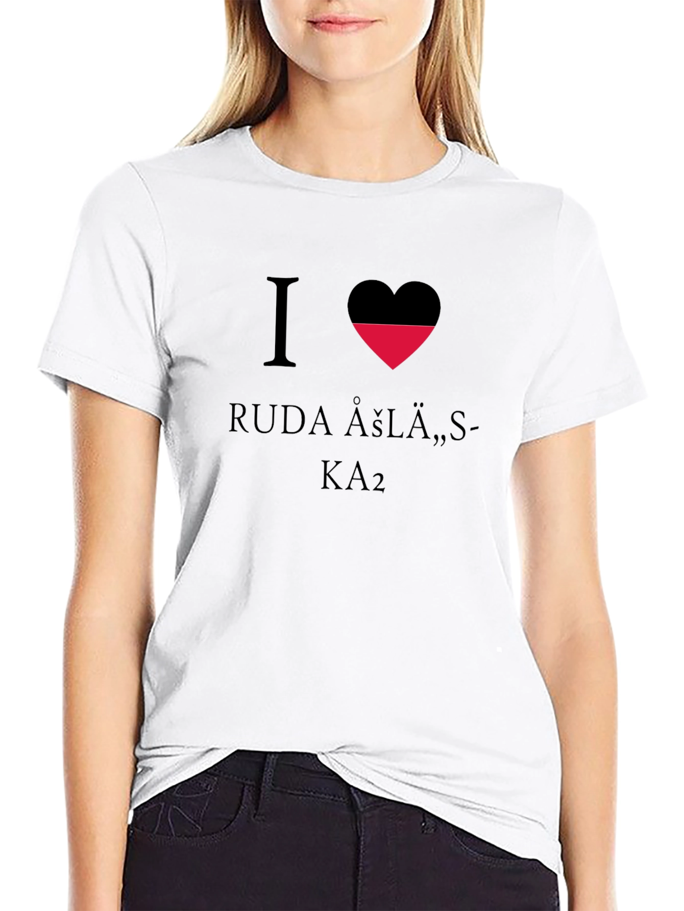 I Heart Ruda Asla Black T-Shirt