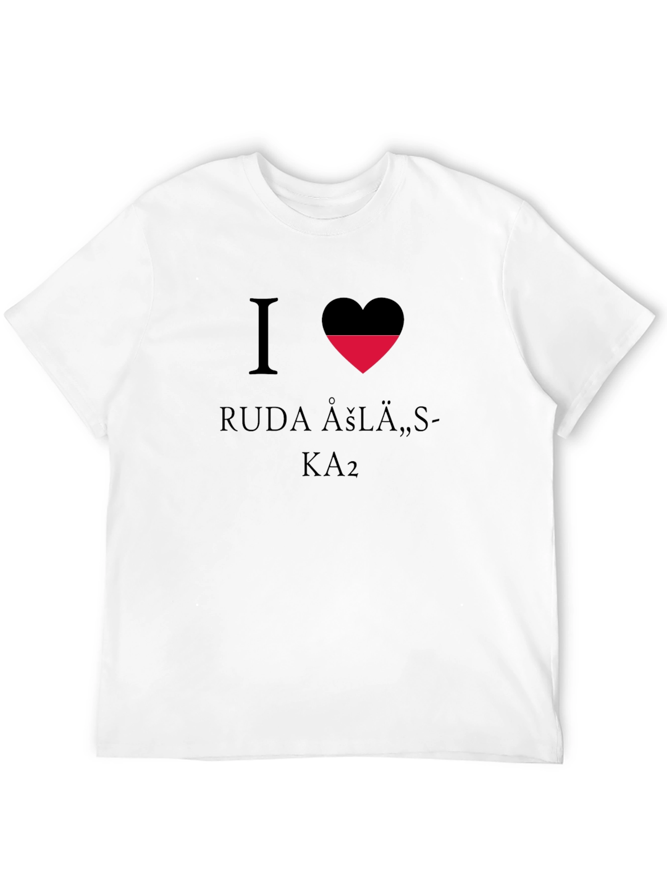 I Heart Ruda Asla Black T-Shirt