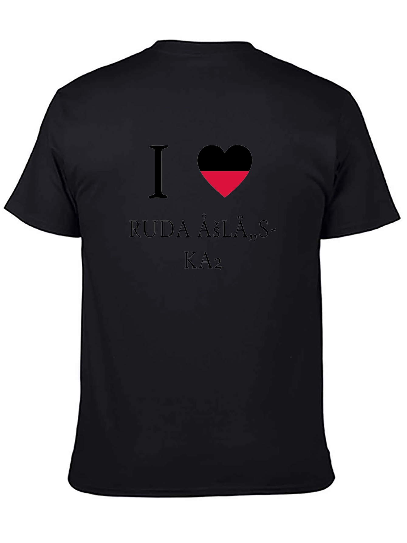 I Heart Ruda Asla Black T-Shirt