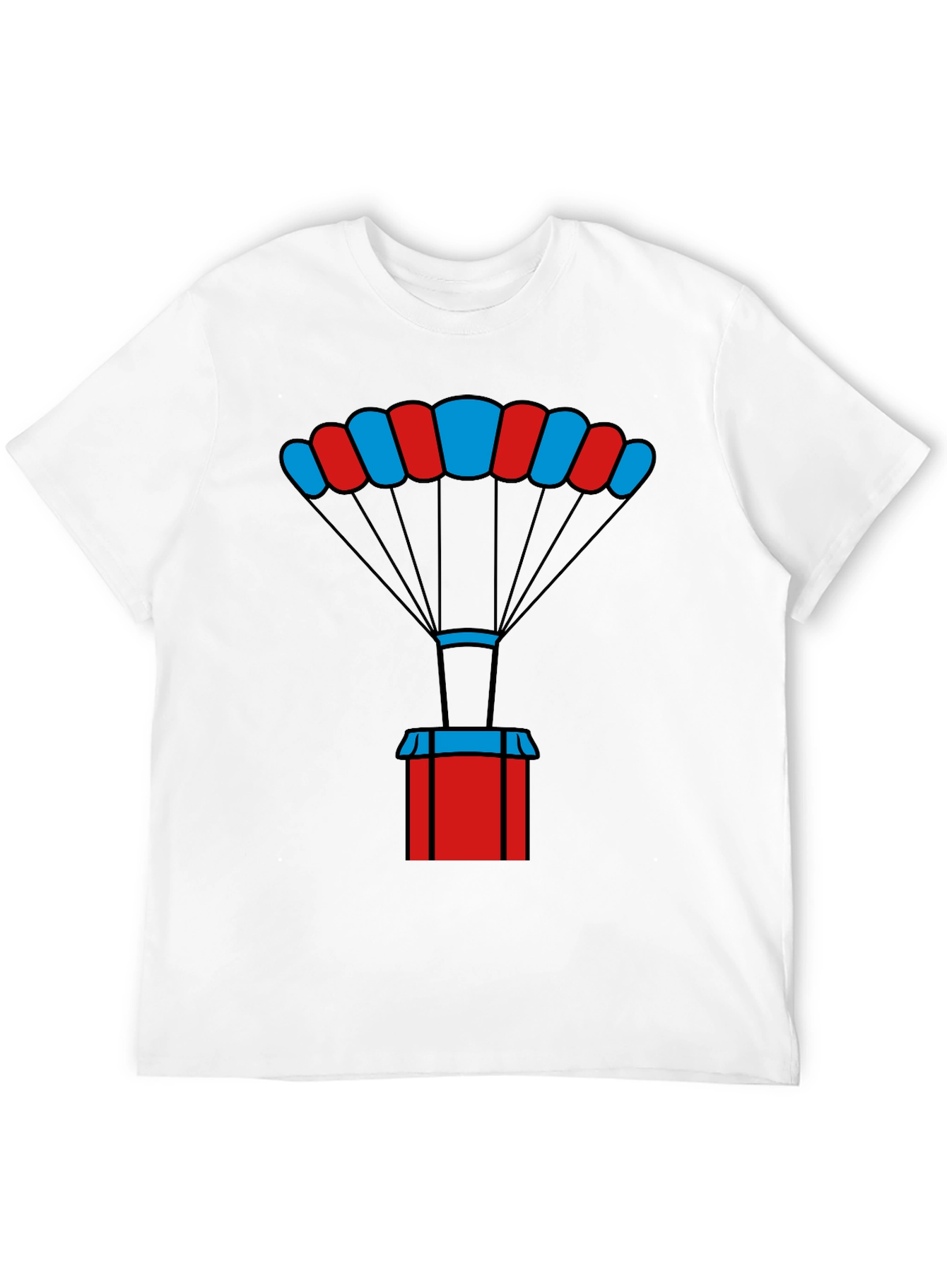 Parachute Crate Graphic Tee - Black
