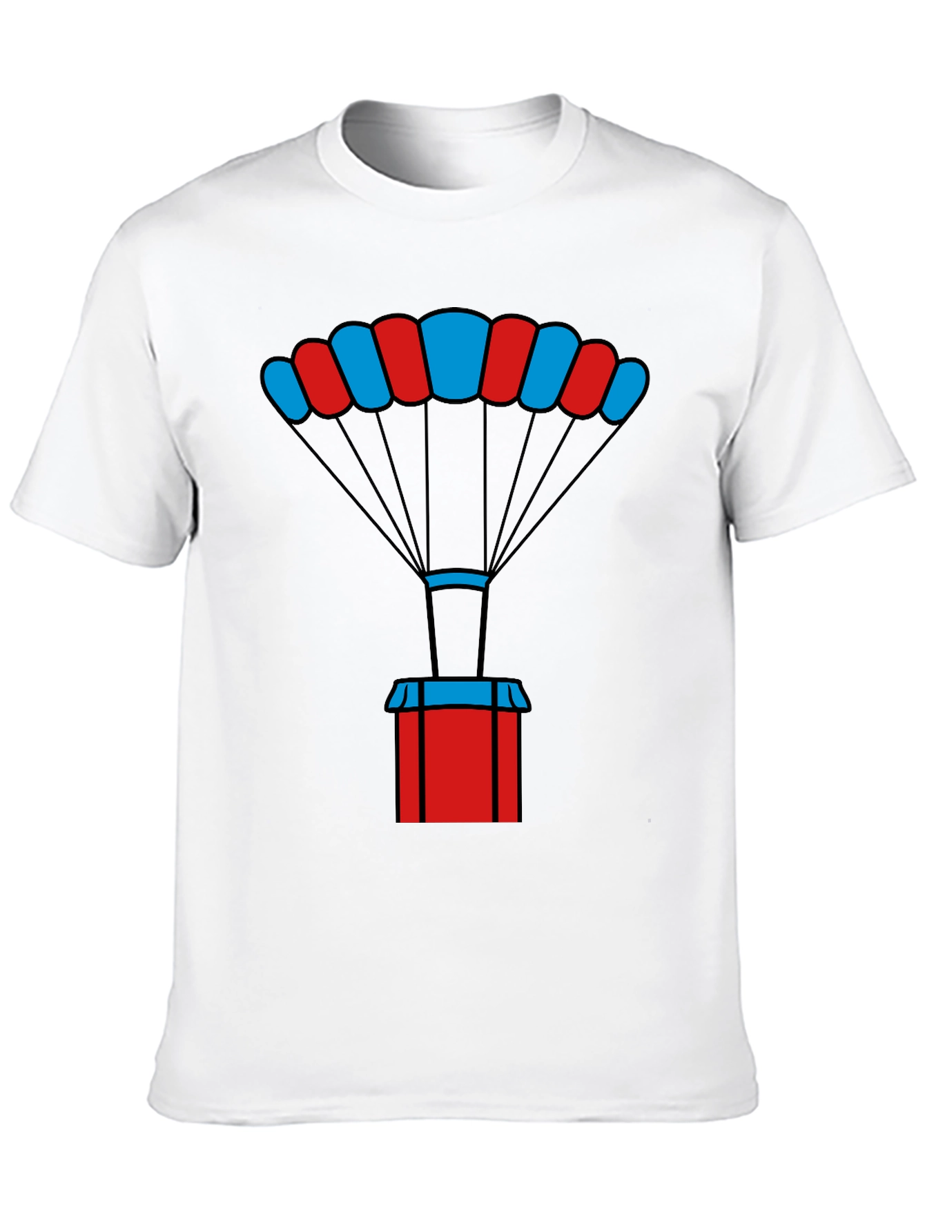Parachute Crate Graphic Tee - Black
