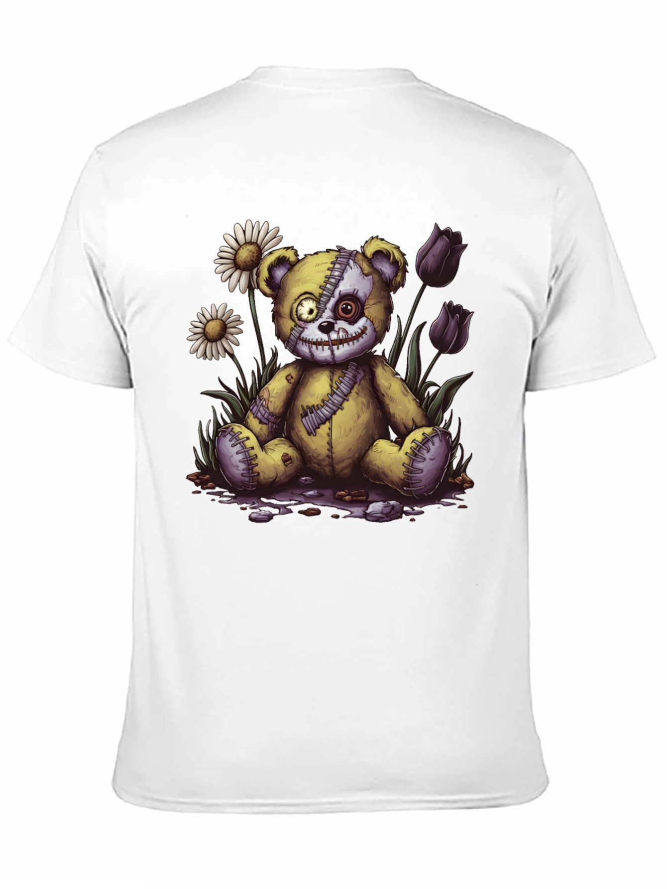 Creepy Cute Teddy Bear Graphic Tee