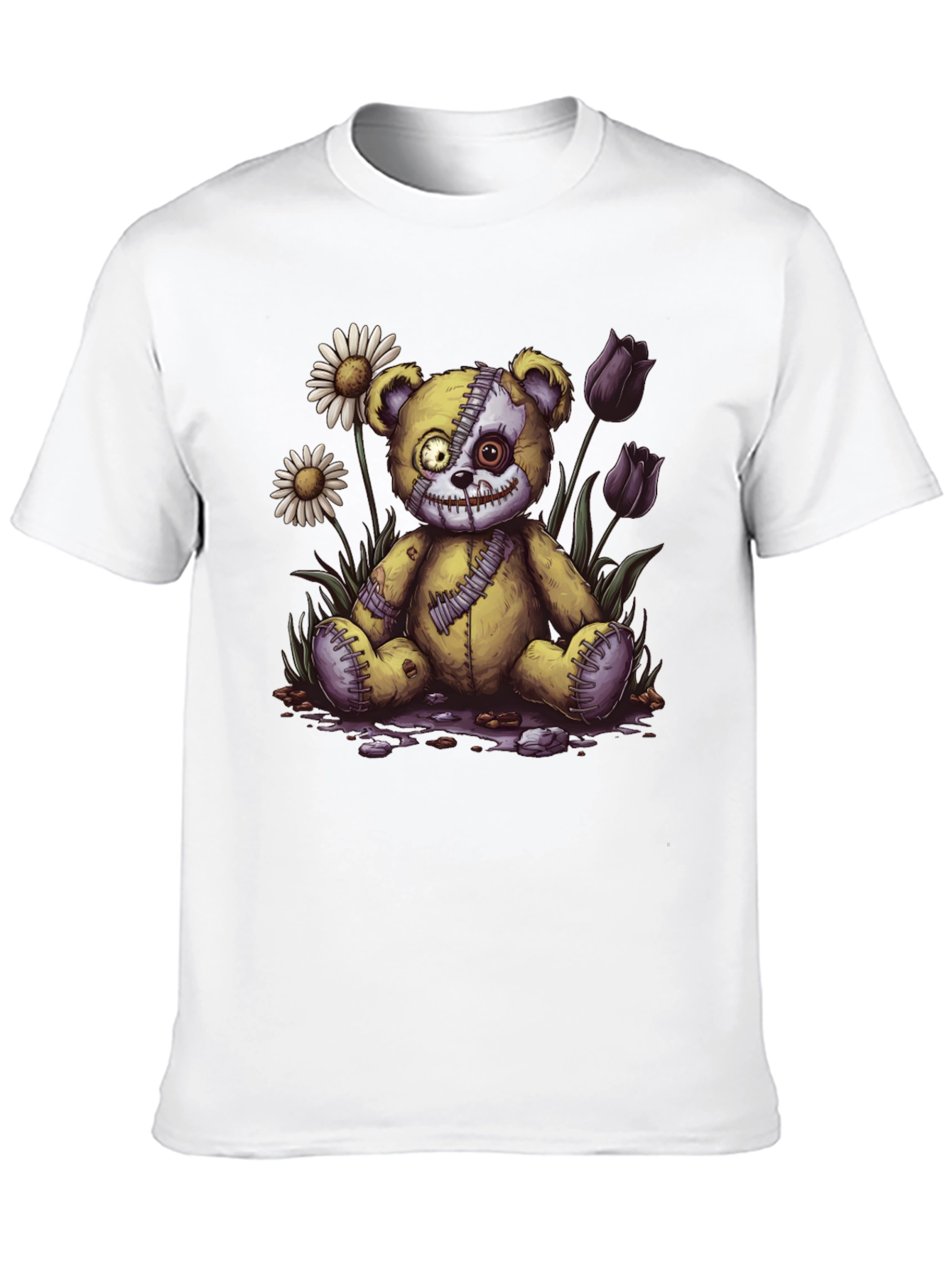 Creepy Cute Teddy Bear Graphic Tee