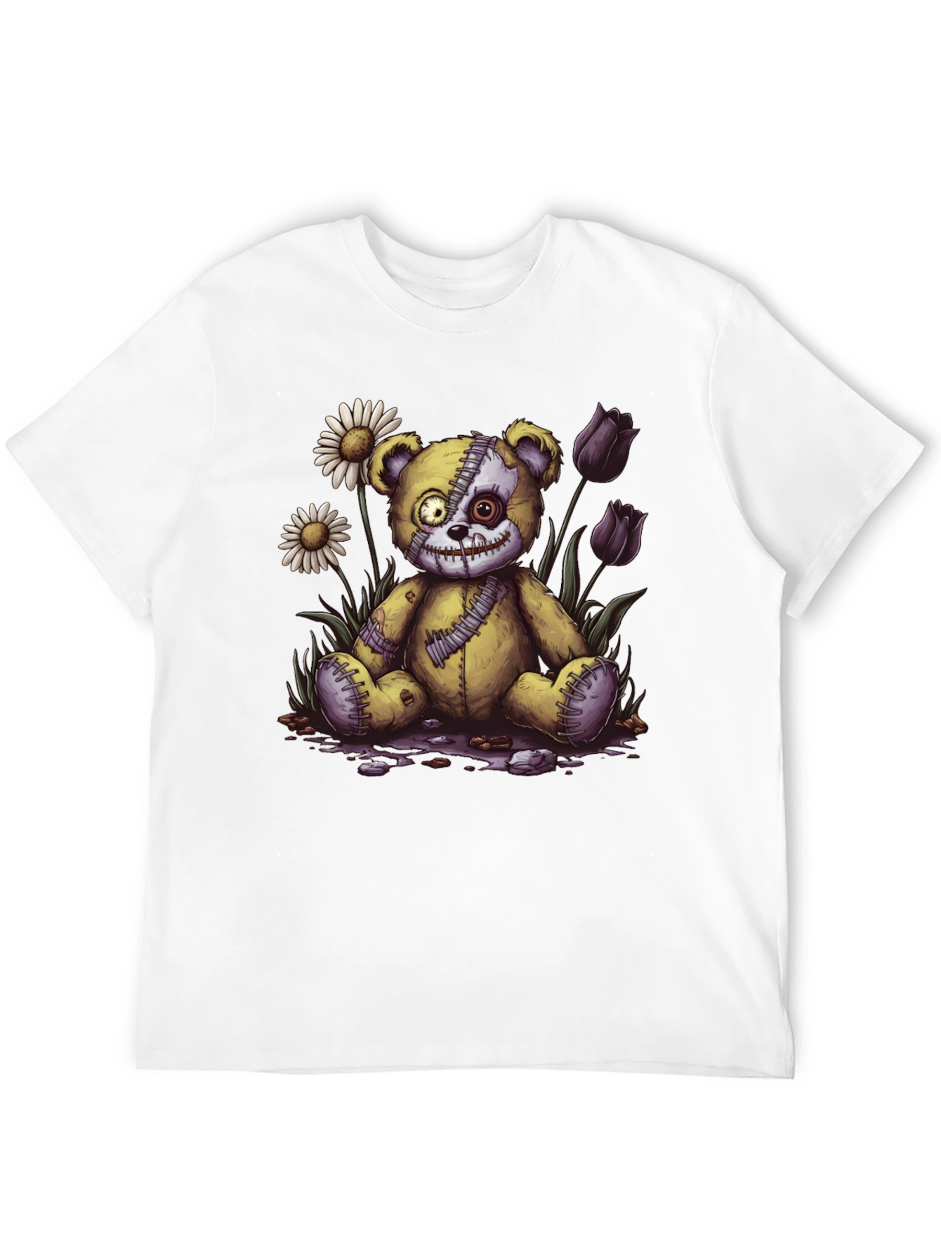 Creepy Cute Teddy Bear Graphic Tee