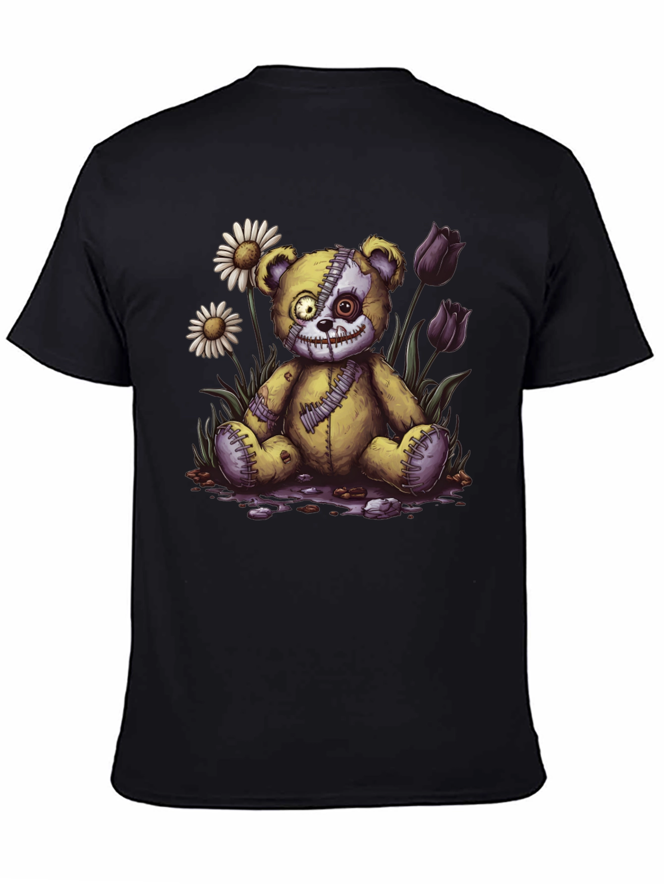 Creepy Cute Teddy Bear Graphic Tee