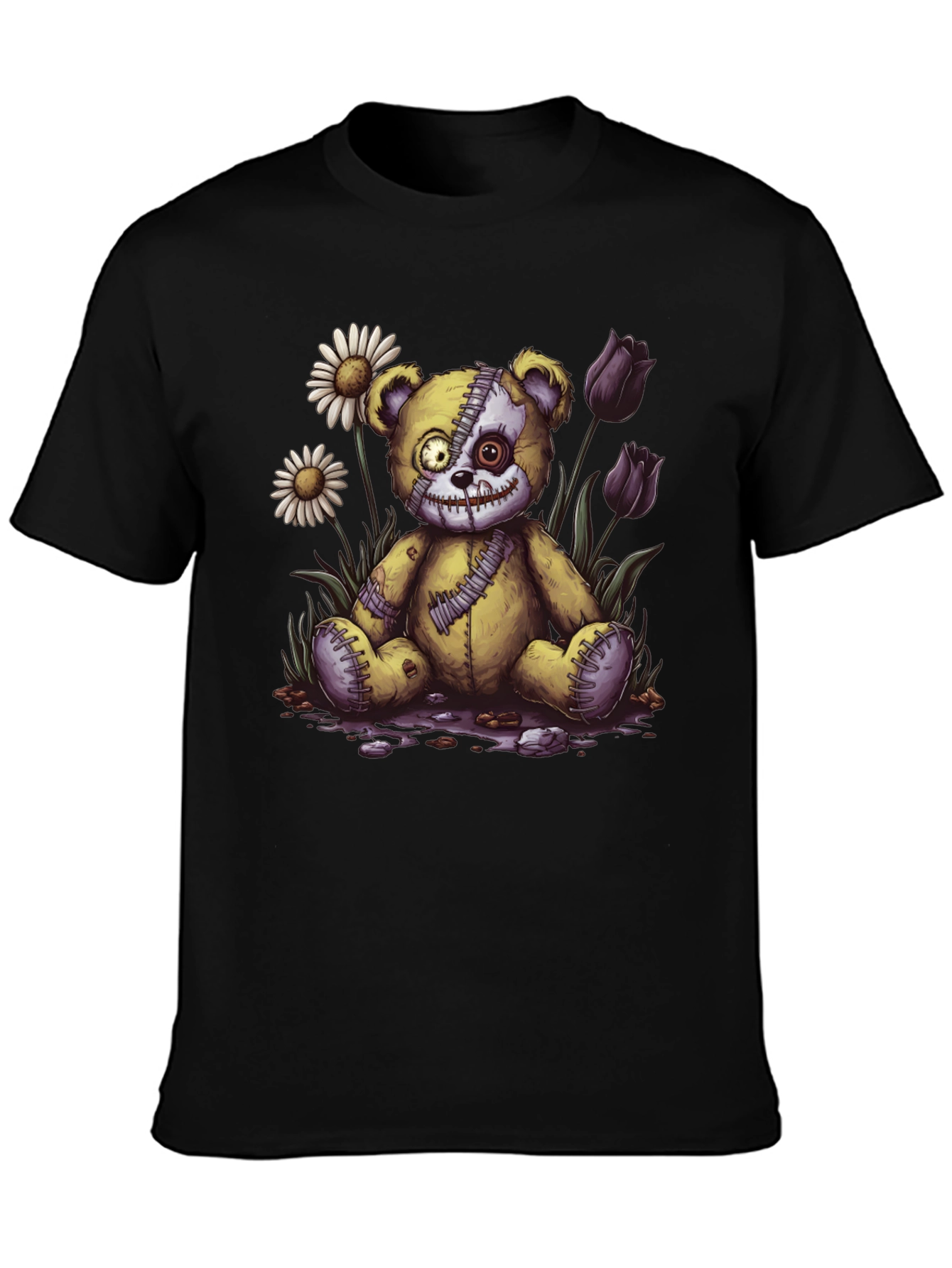 Creepy Cute Teddy Bear Graphic Tee