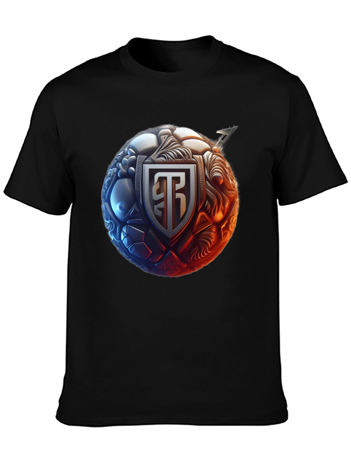 Graphic Tee - Ornate Emblem Design