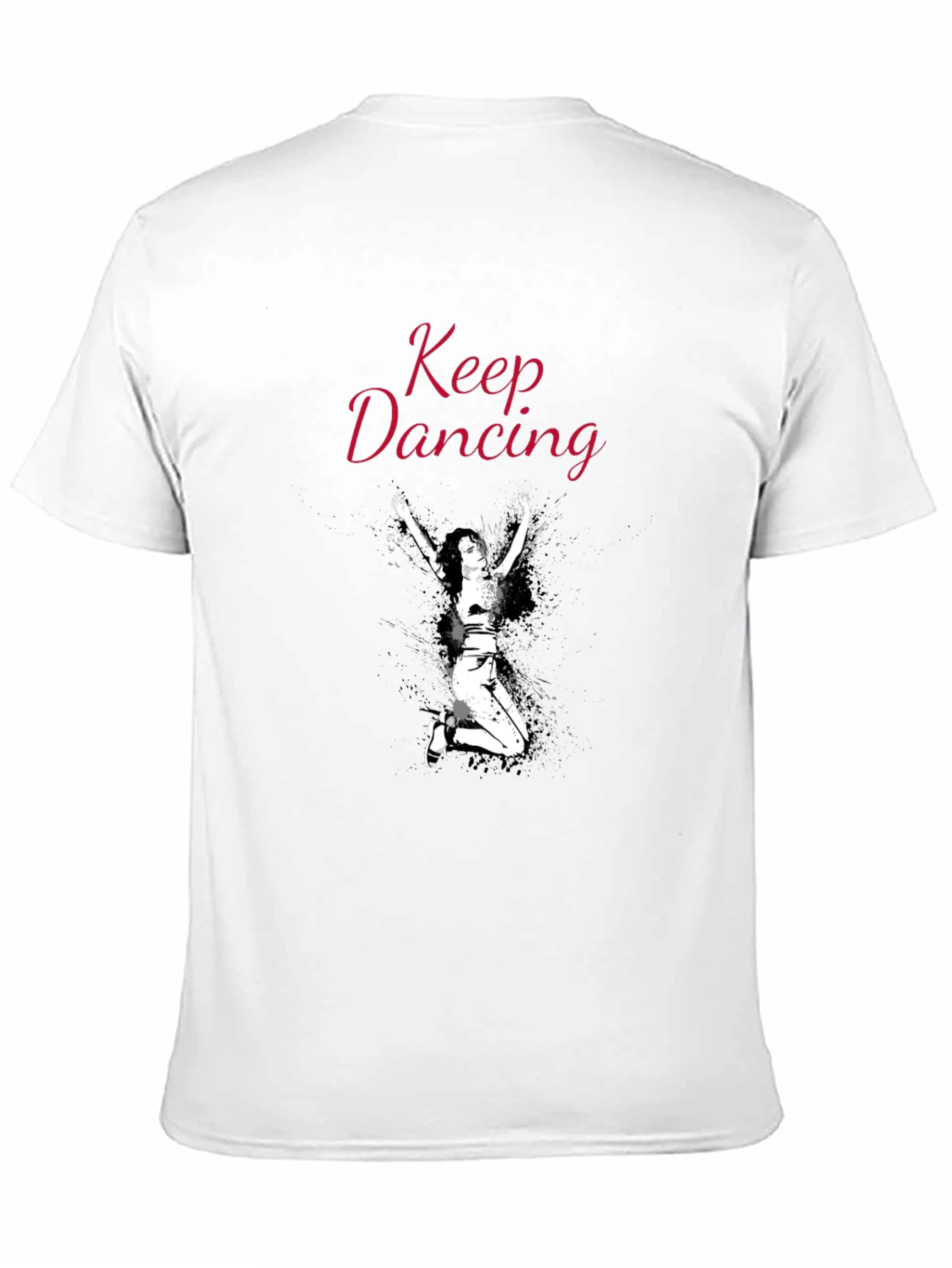 Keep Dancing Graphic Black T-Shirt