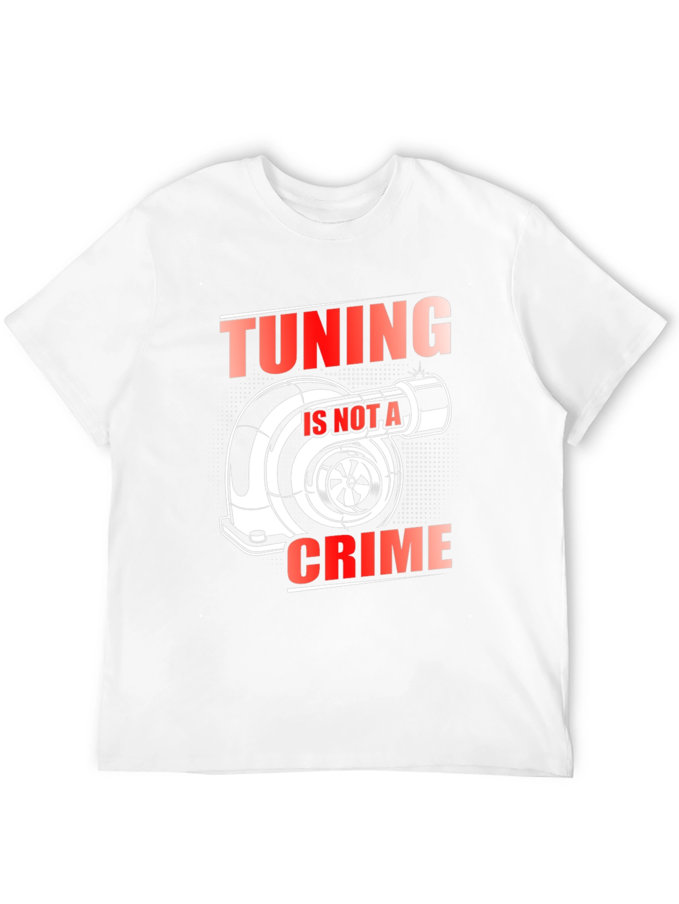 Tuning is Not a Crime Turbo Black T-Shirt