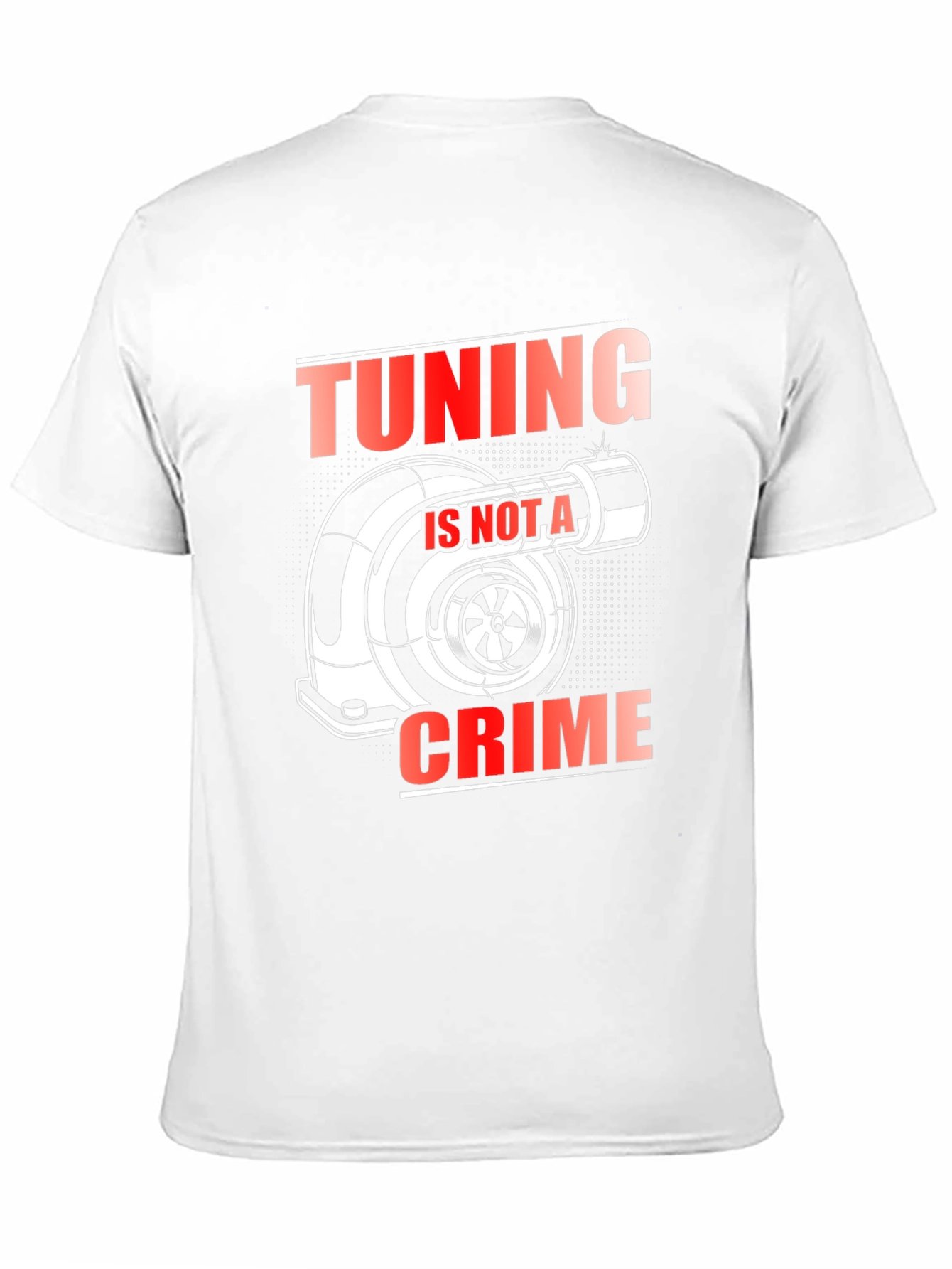 Tuning is Not a Crime Turbo Black T-Shirt