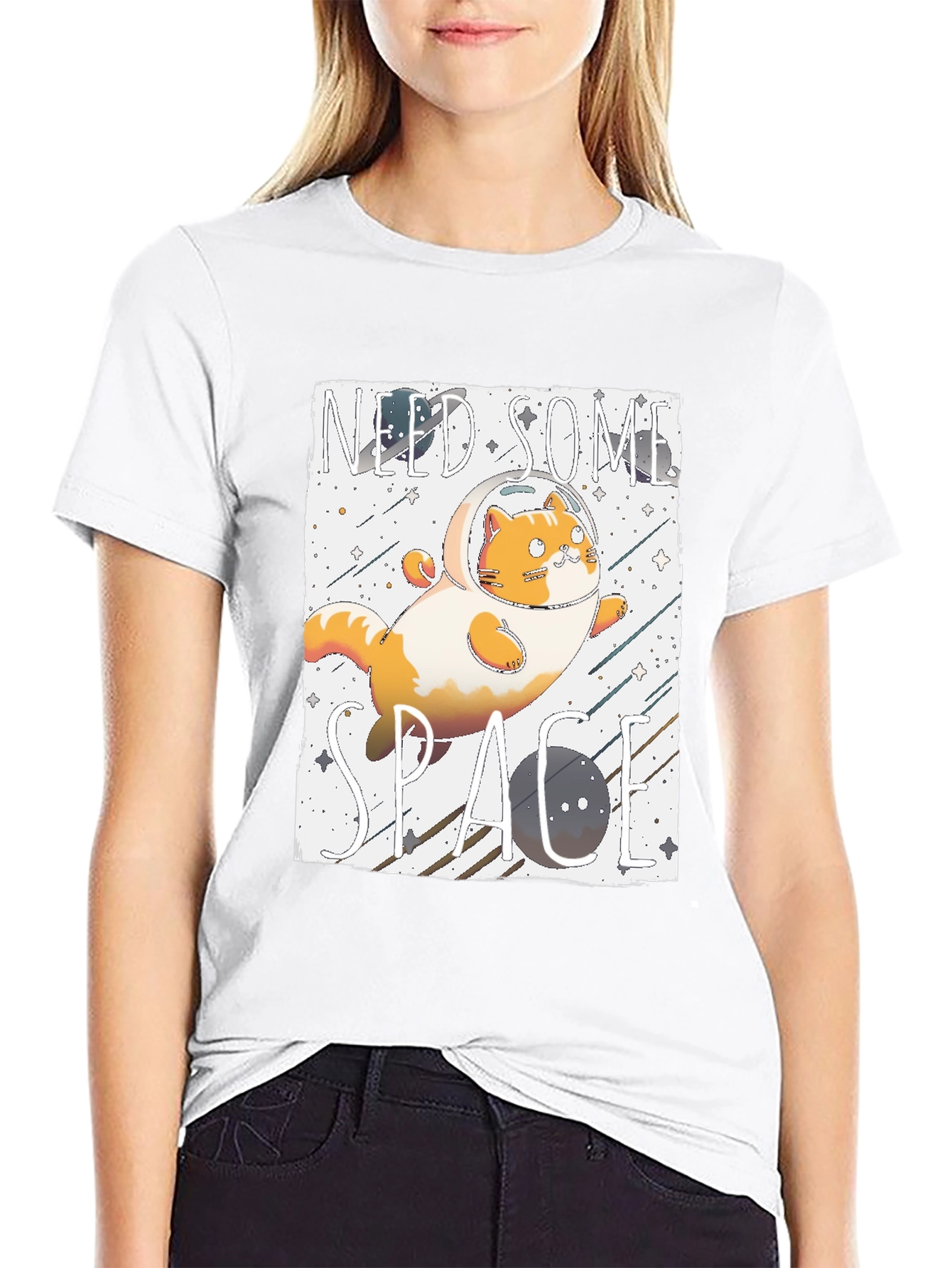 Need Some Space Cat Astronaut T-Shirt