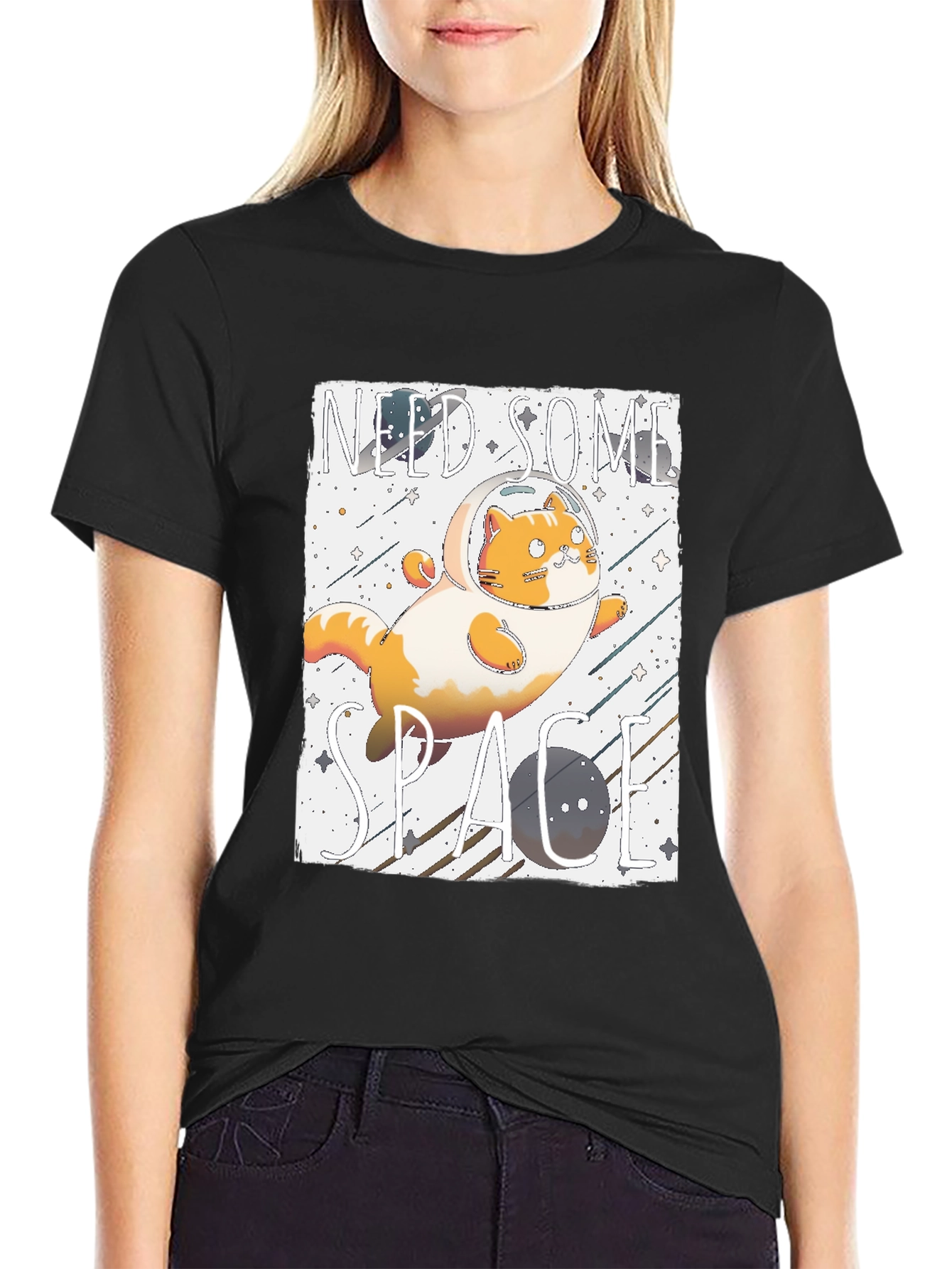 Need Some Space Cat Astronaut T-Shirt