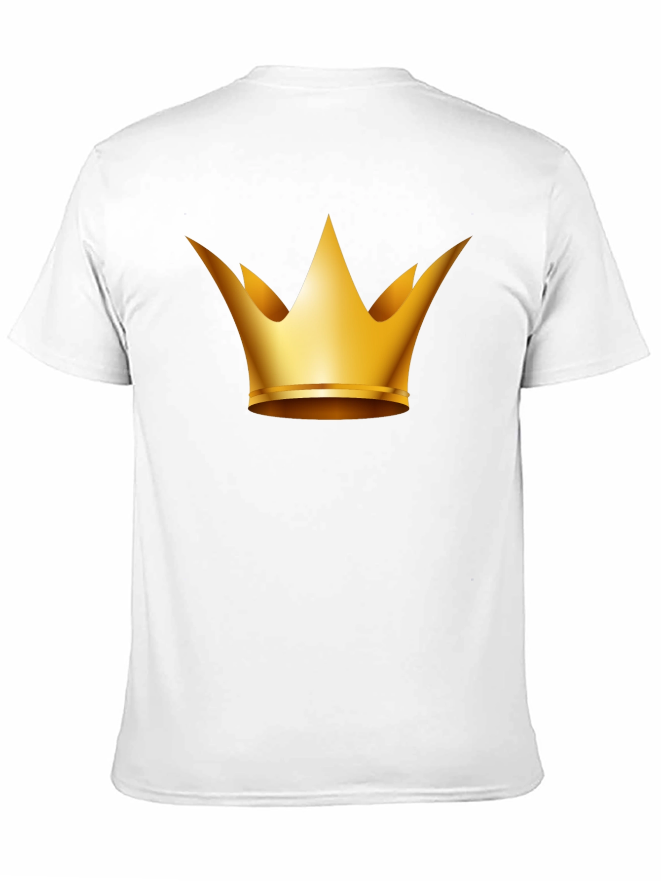 Golden Crown Graphic Tee - Stylish Black T-Shirt