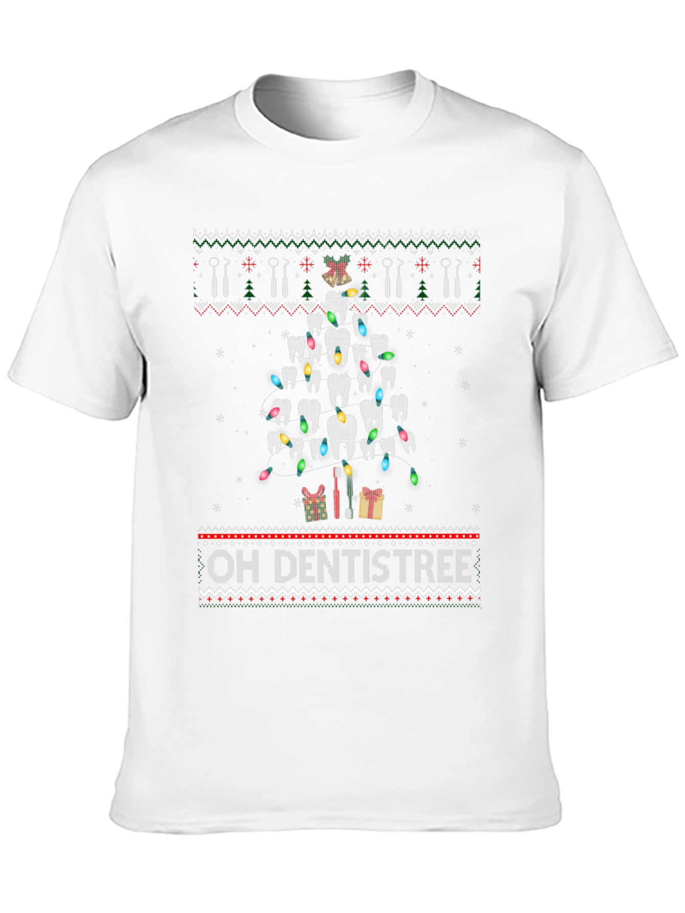 Oh Dentistree Funny Christmas T-Shirt