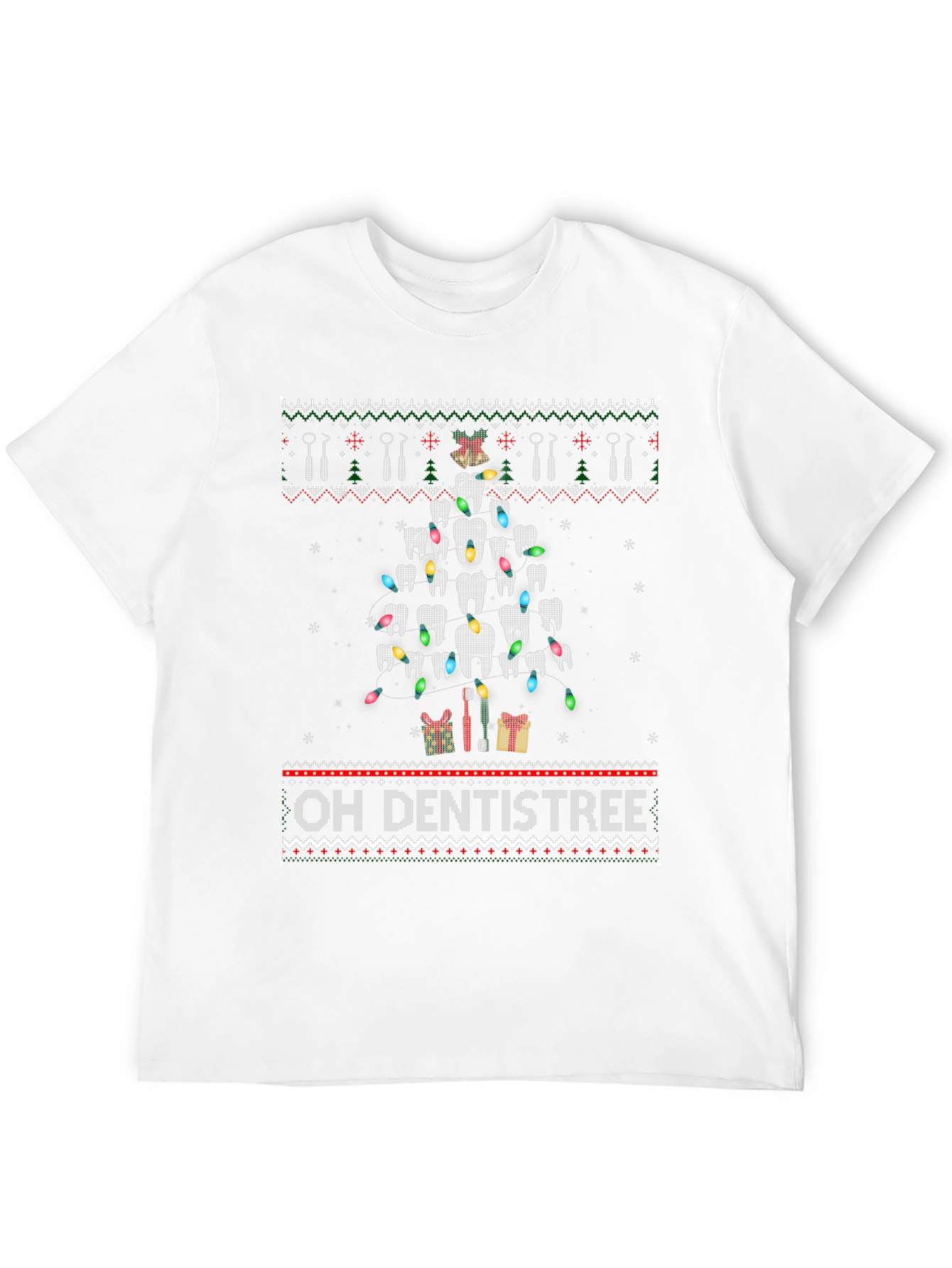 Oh Dentistree Funny Christmas T-Shirt
