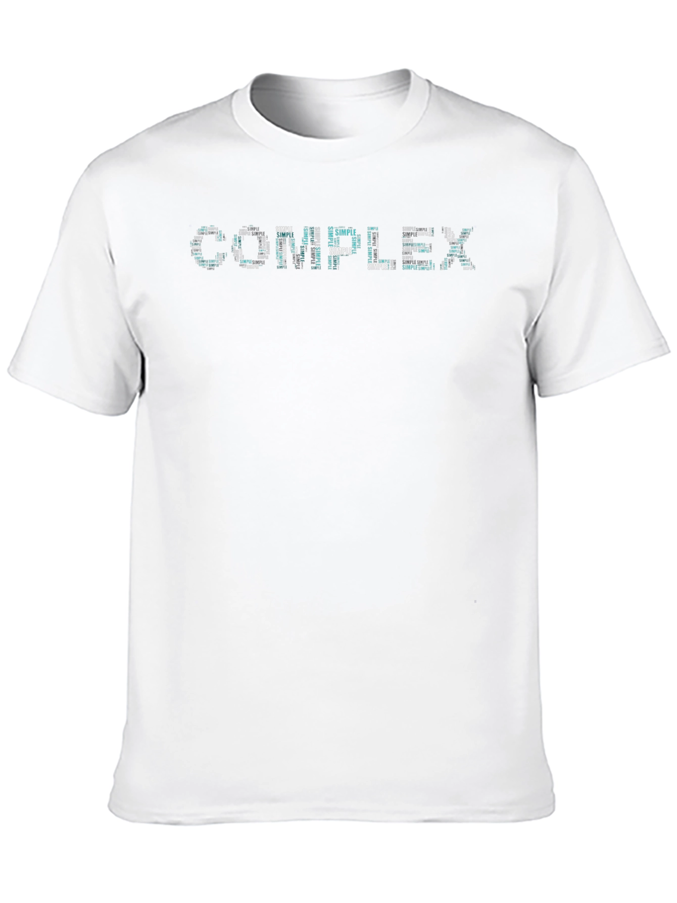 Complex & Simple Word Art Black T-Shirt