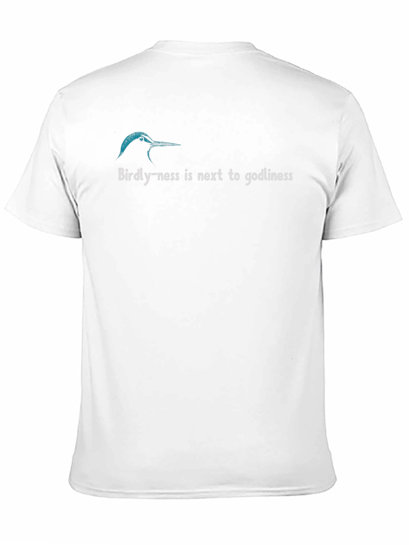 Birdly-ness T-Shirt - Black Crew Neck