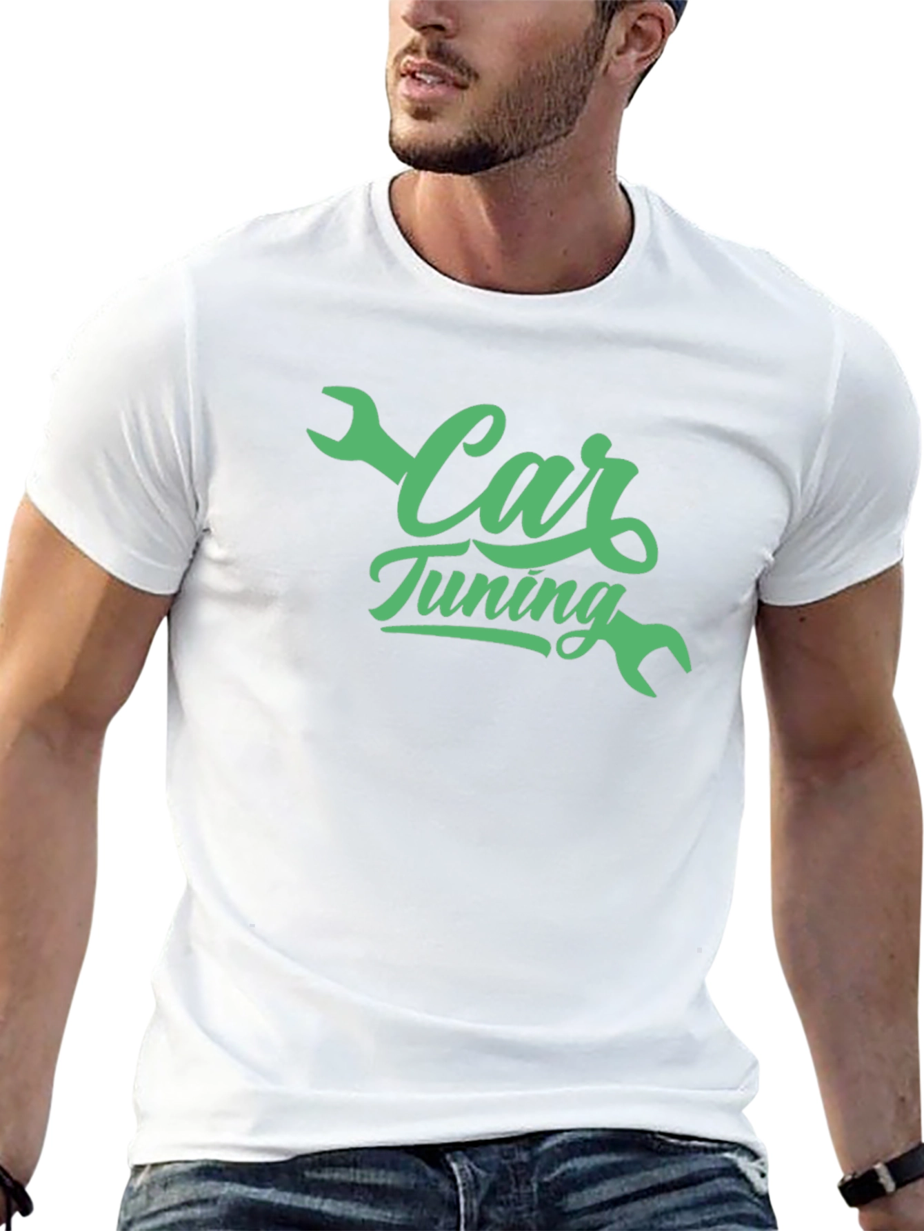 Car Tuning Graphic Tee - Black
