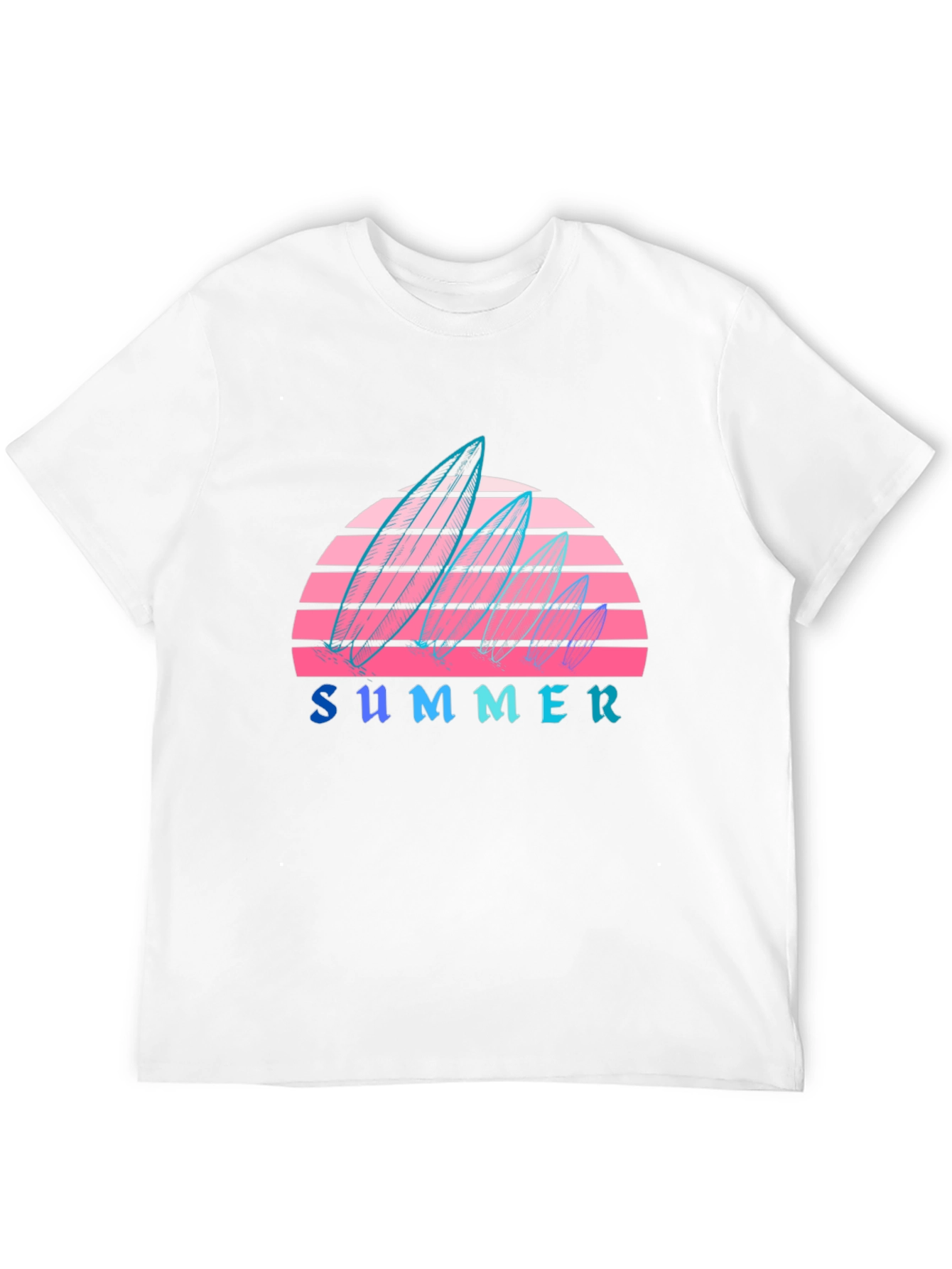Retro Summer Surfboard T-Shirt