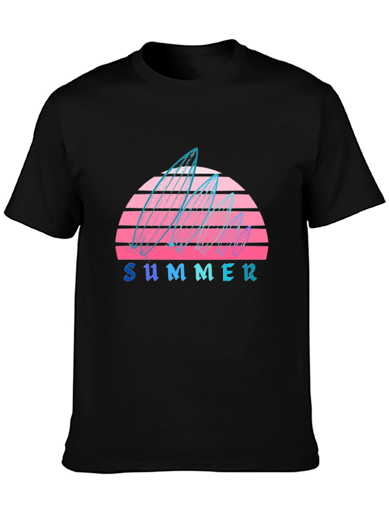Retro Summer Surfboard T-Shirt