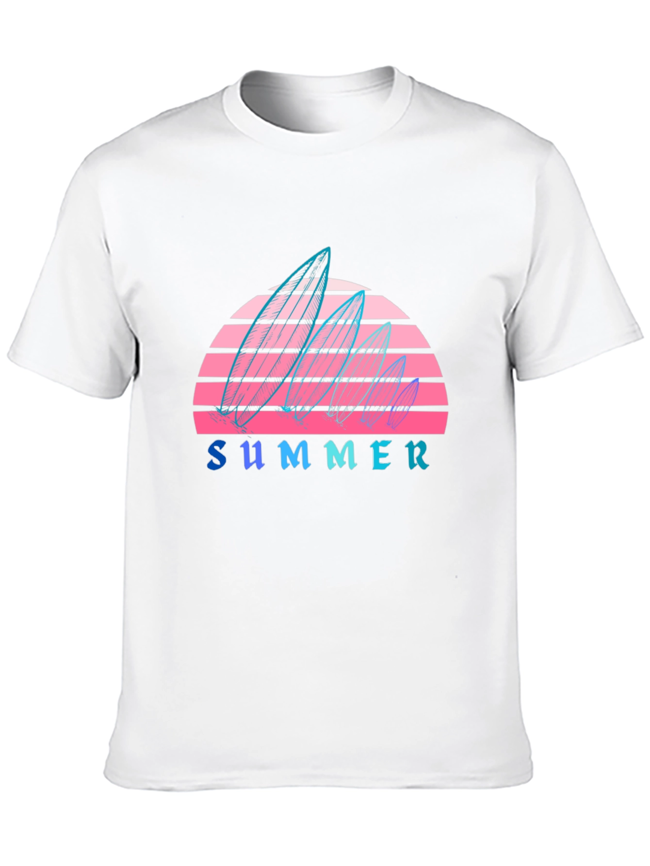 Retro Summer Surfboard T-Shirt