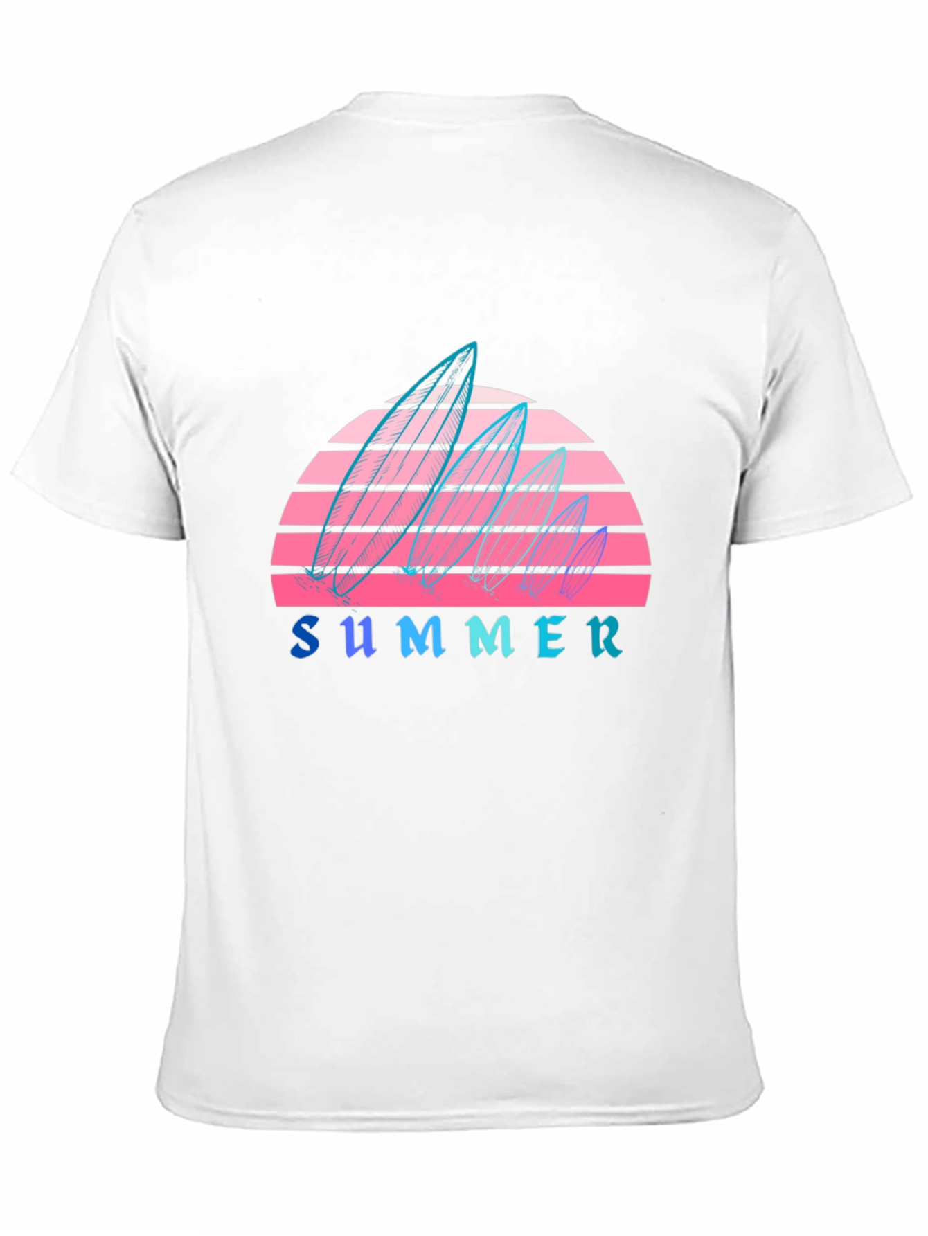 Retro Summer Surfboard T-Shirt