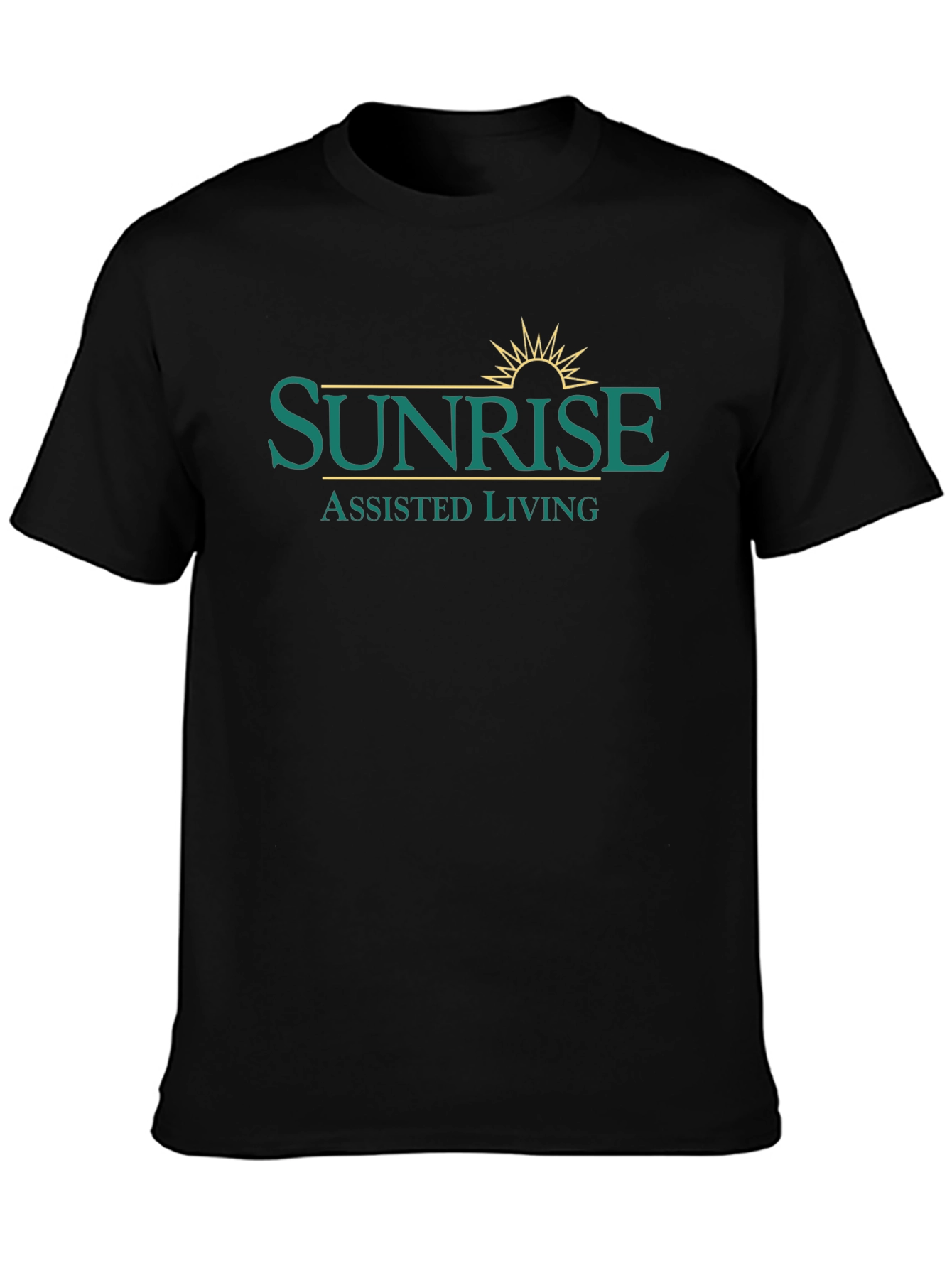 Sunrise Assisted Living Black T-Shirt