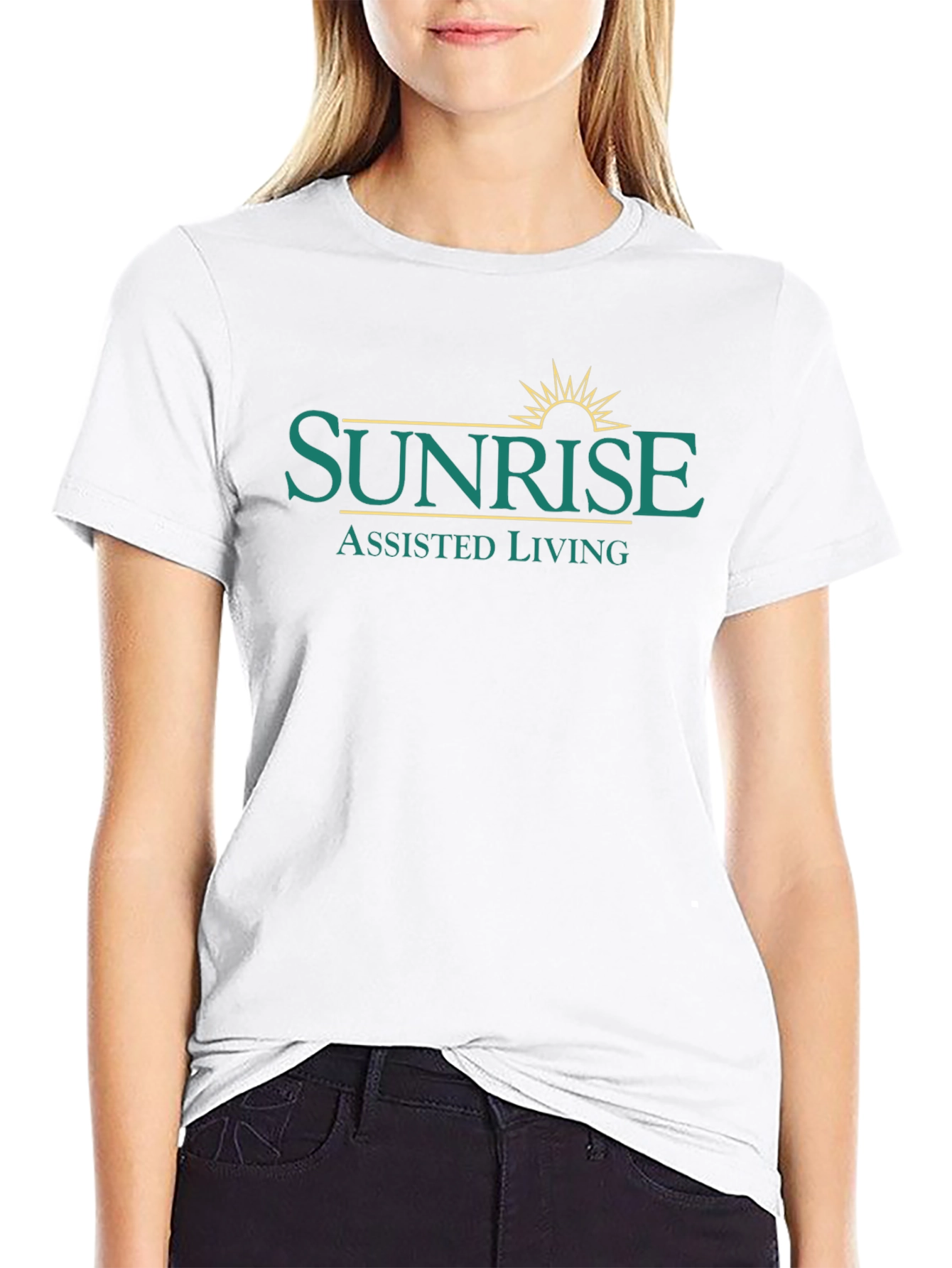 Sunrise Assisted Living Black T-Shirt