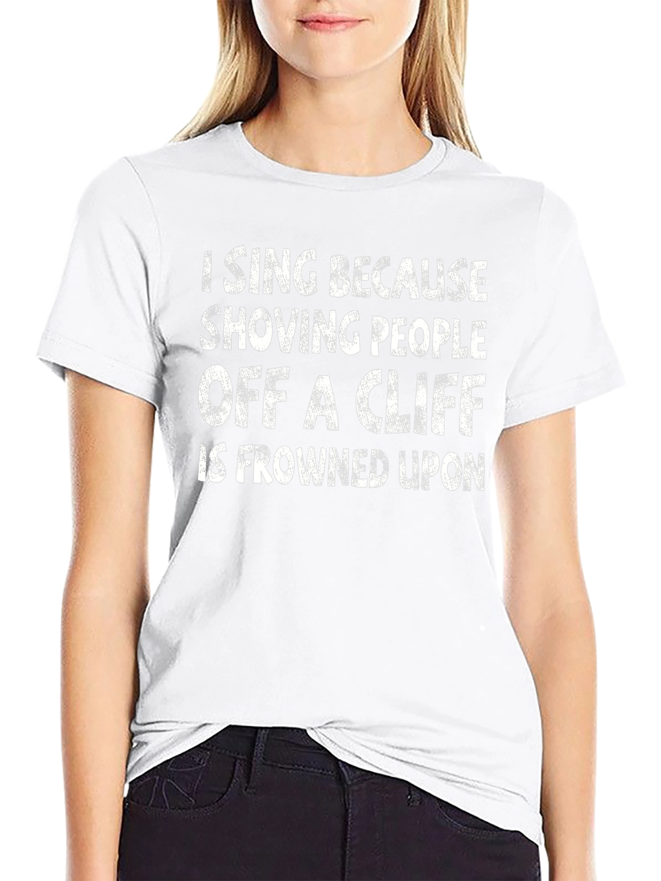 Funny I Sing Because... Graphic T-Shirt