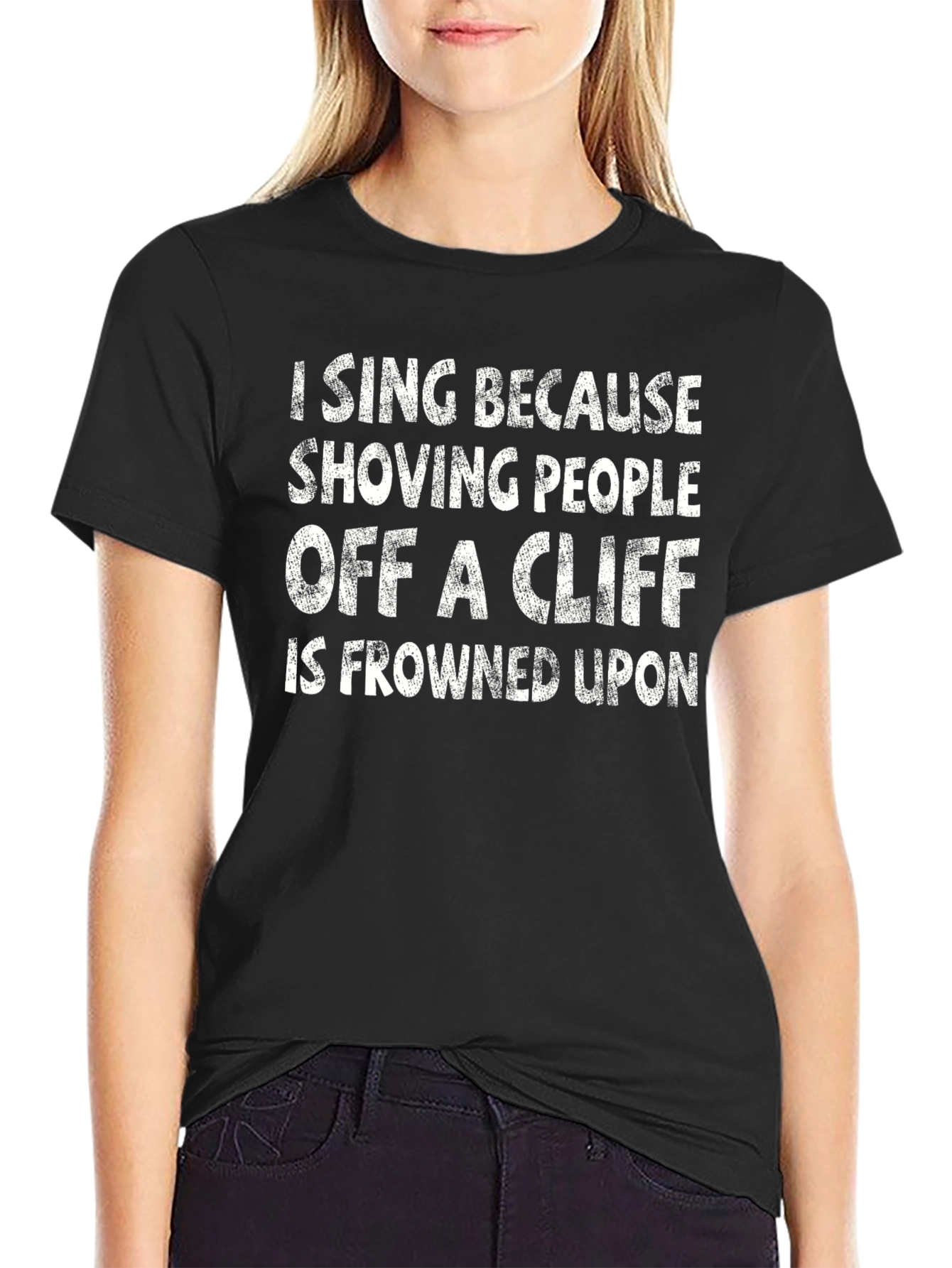 Funny I Sing Because... Graphic T-Shirt