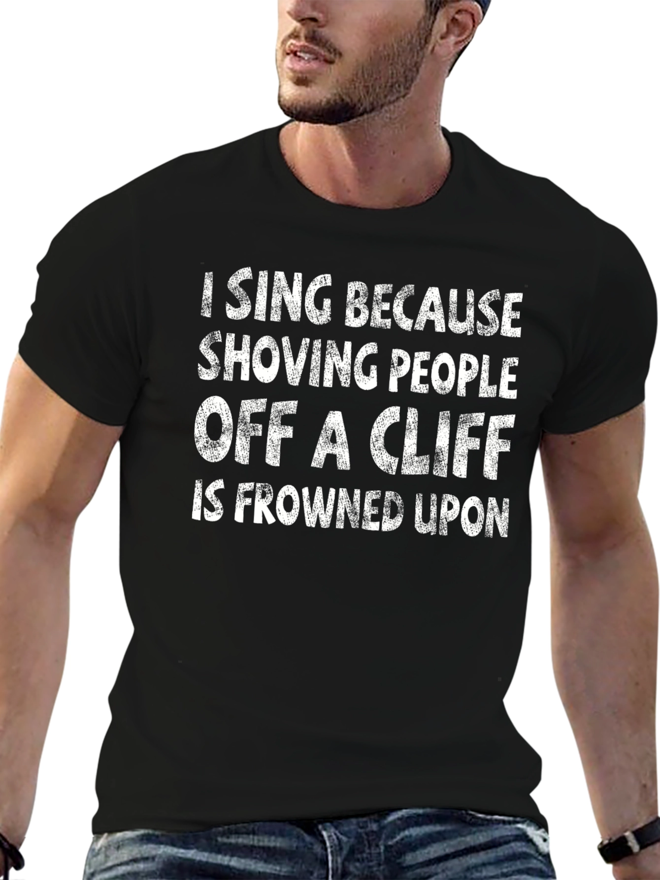 Funny I Sing Because... Graphic T-Shirt