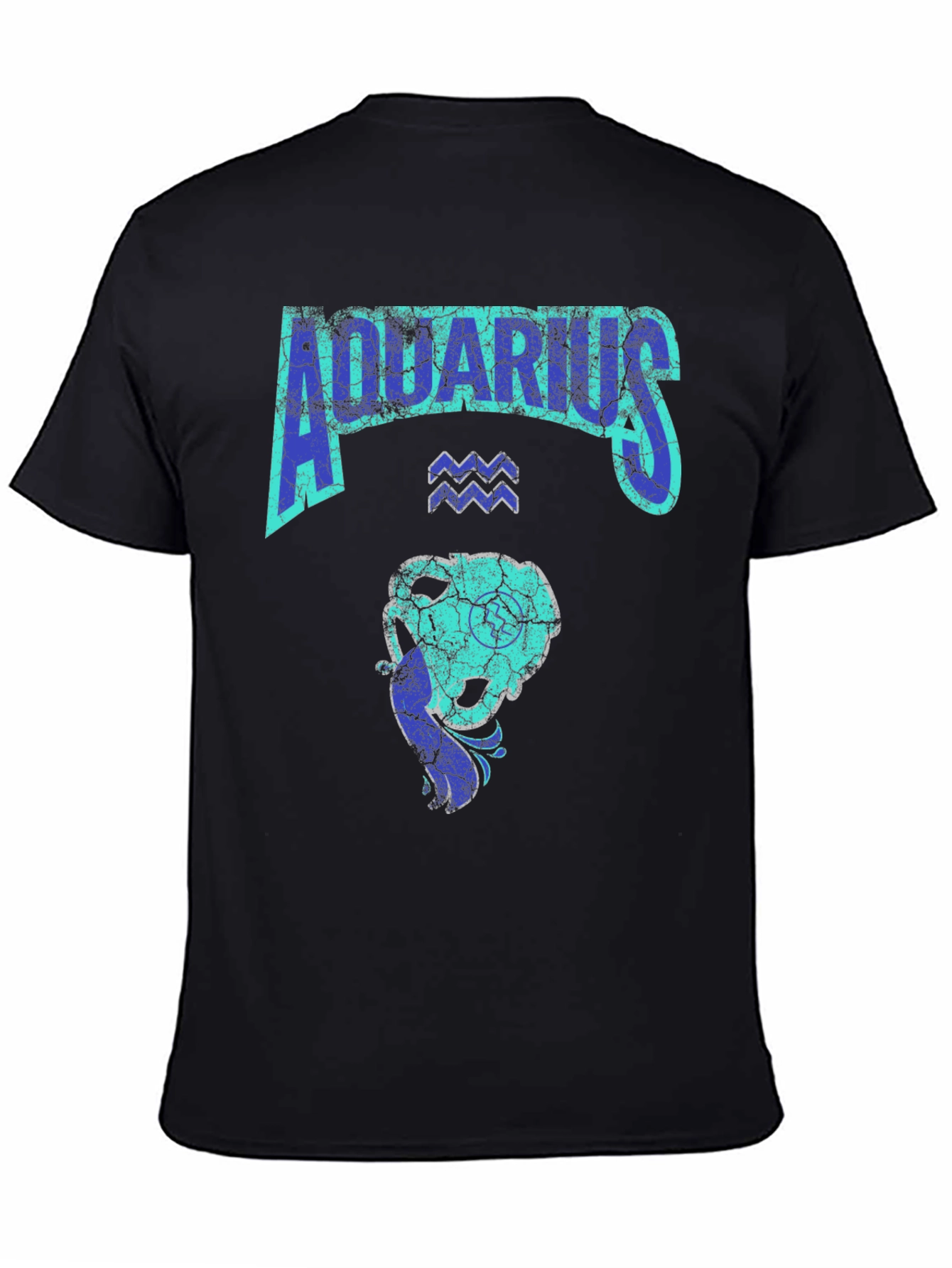 Aquarius Zodiac Sign Graphic T-Shirt
