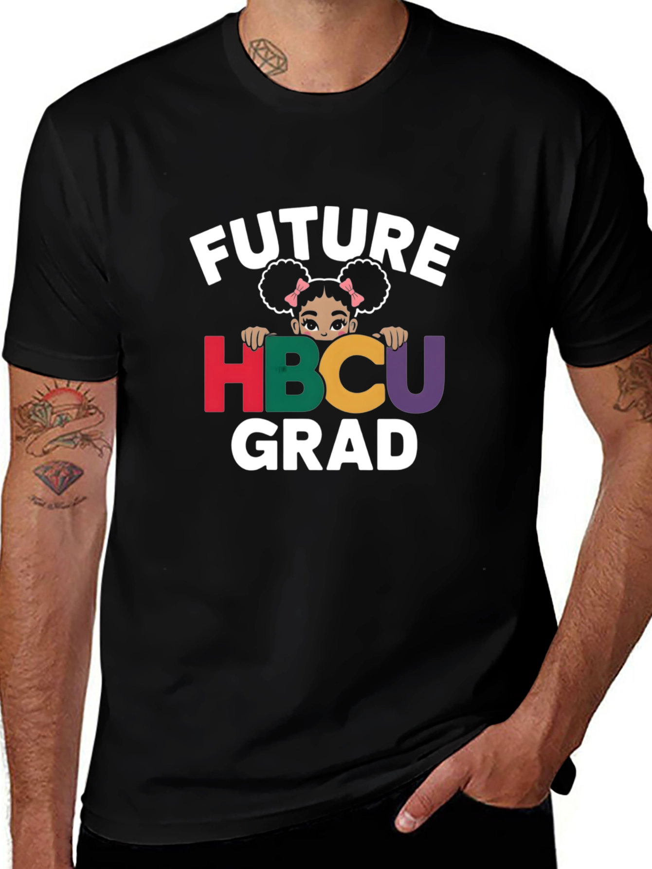 Future HBCU Grad Black T-Shirt