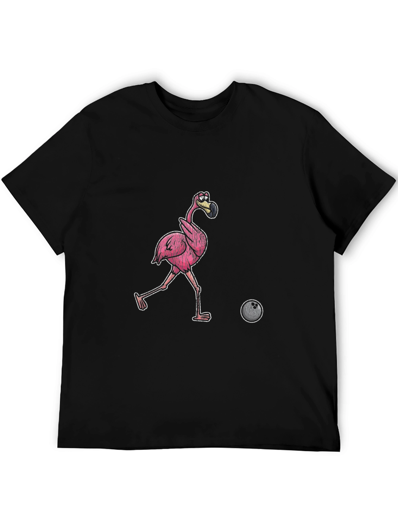 Flamingo Bowling Strike T-Shirt