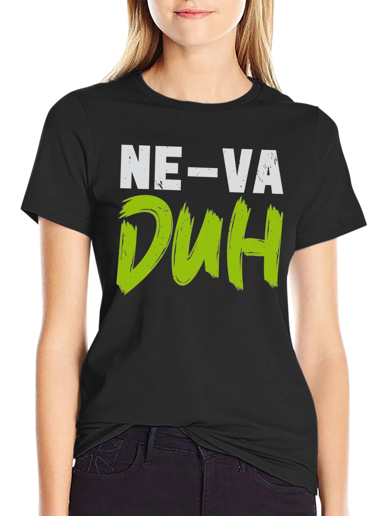 NE-VA DUH Graphic T-Shirt - Black