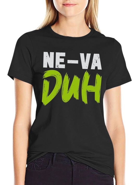 NE-VA DUH Graphic T-Shirt - Black