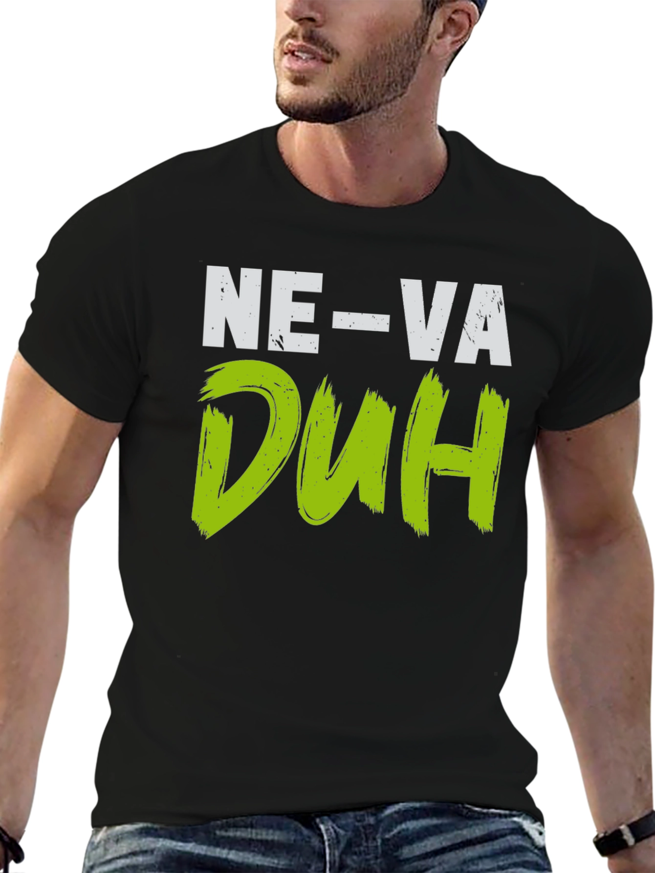 NE-VA DUH Graphic T-Shirt - Black