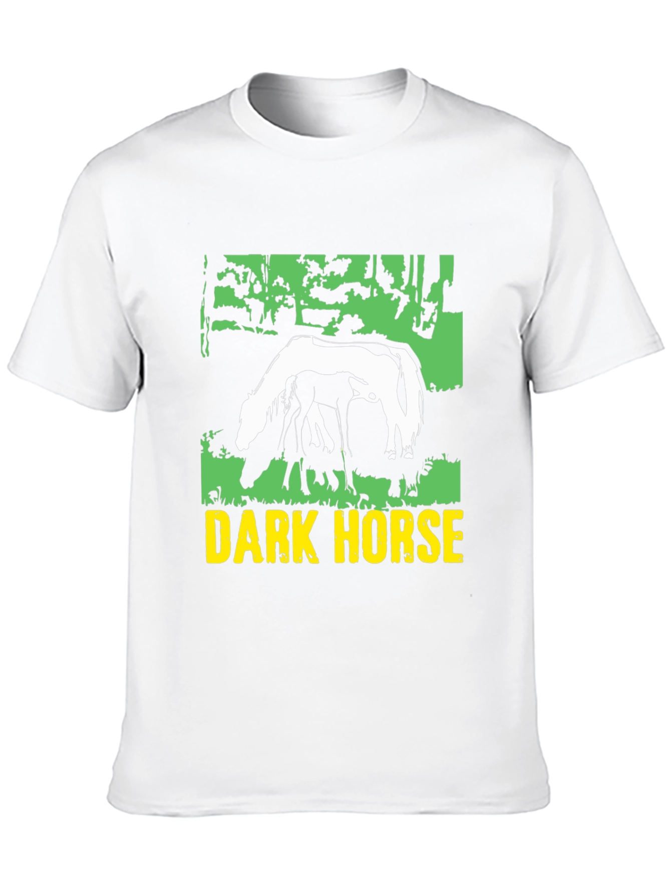Dark Horse Graphic Tee - Black Cotton Blend
