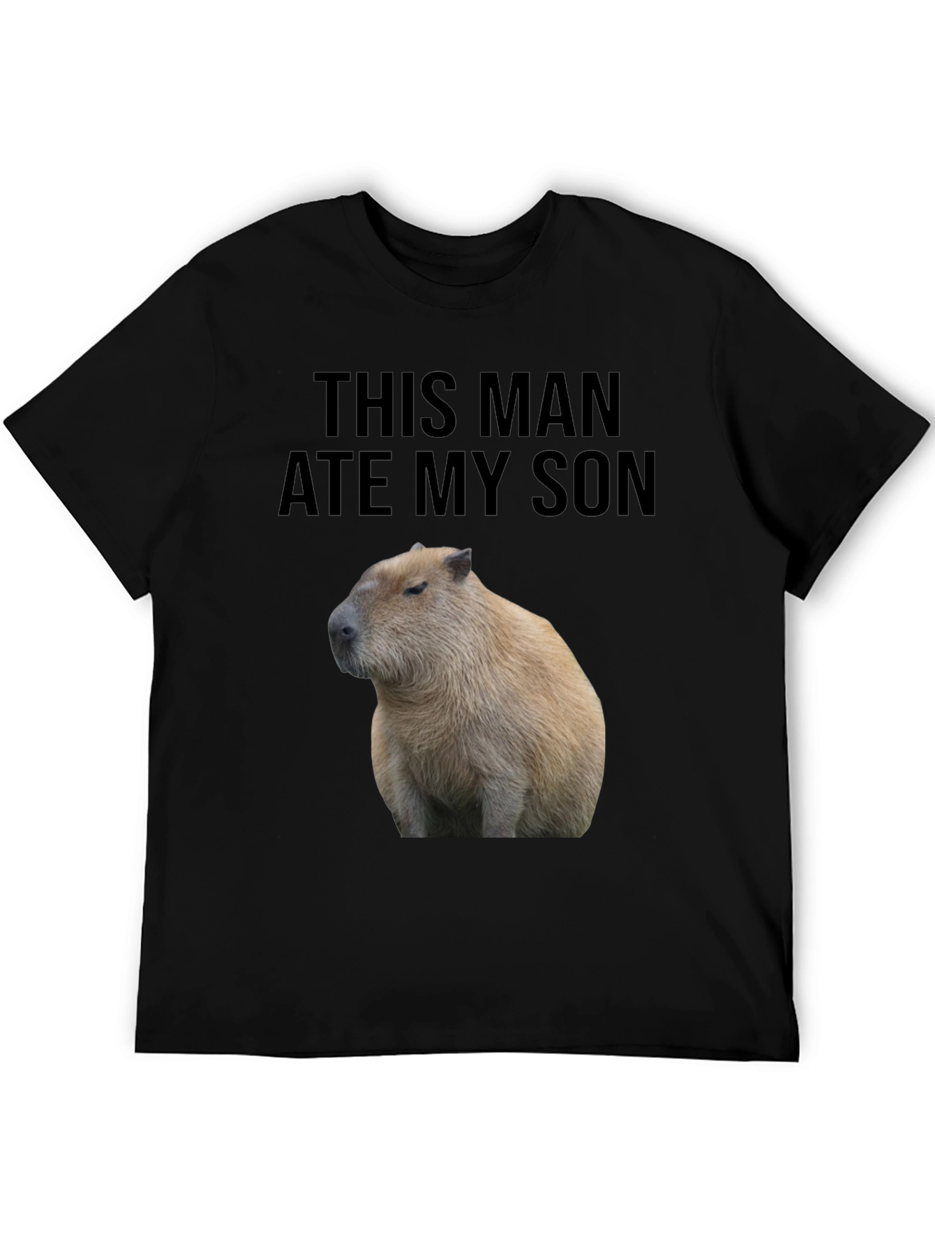 This Man Ate My Son Capybara Graphic Tee