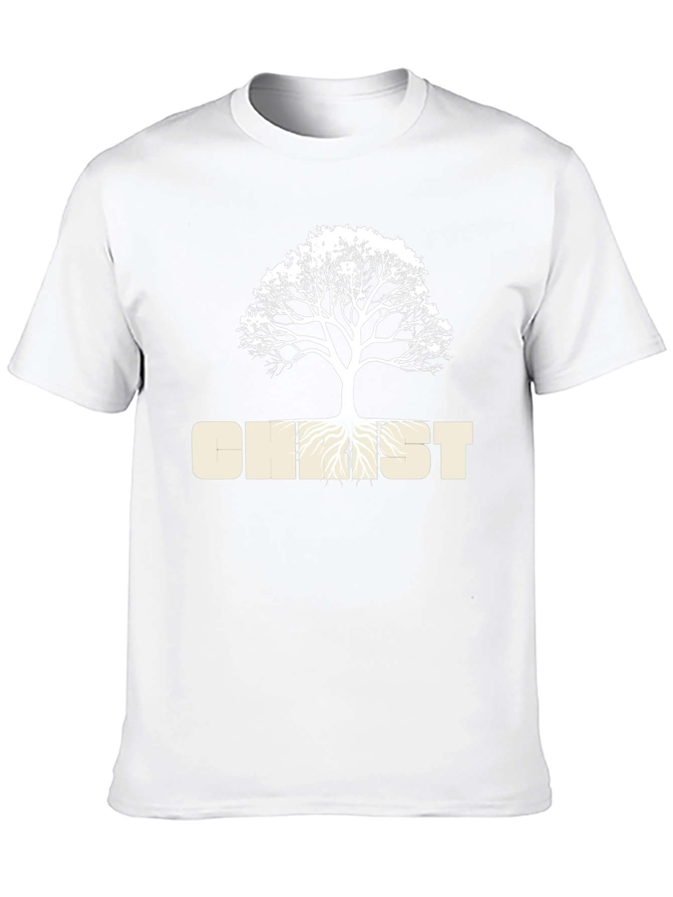 Tree of Life Graphic T-Shirt - Black Cotton Blend