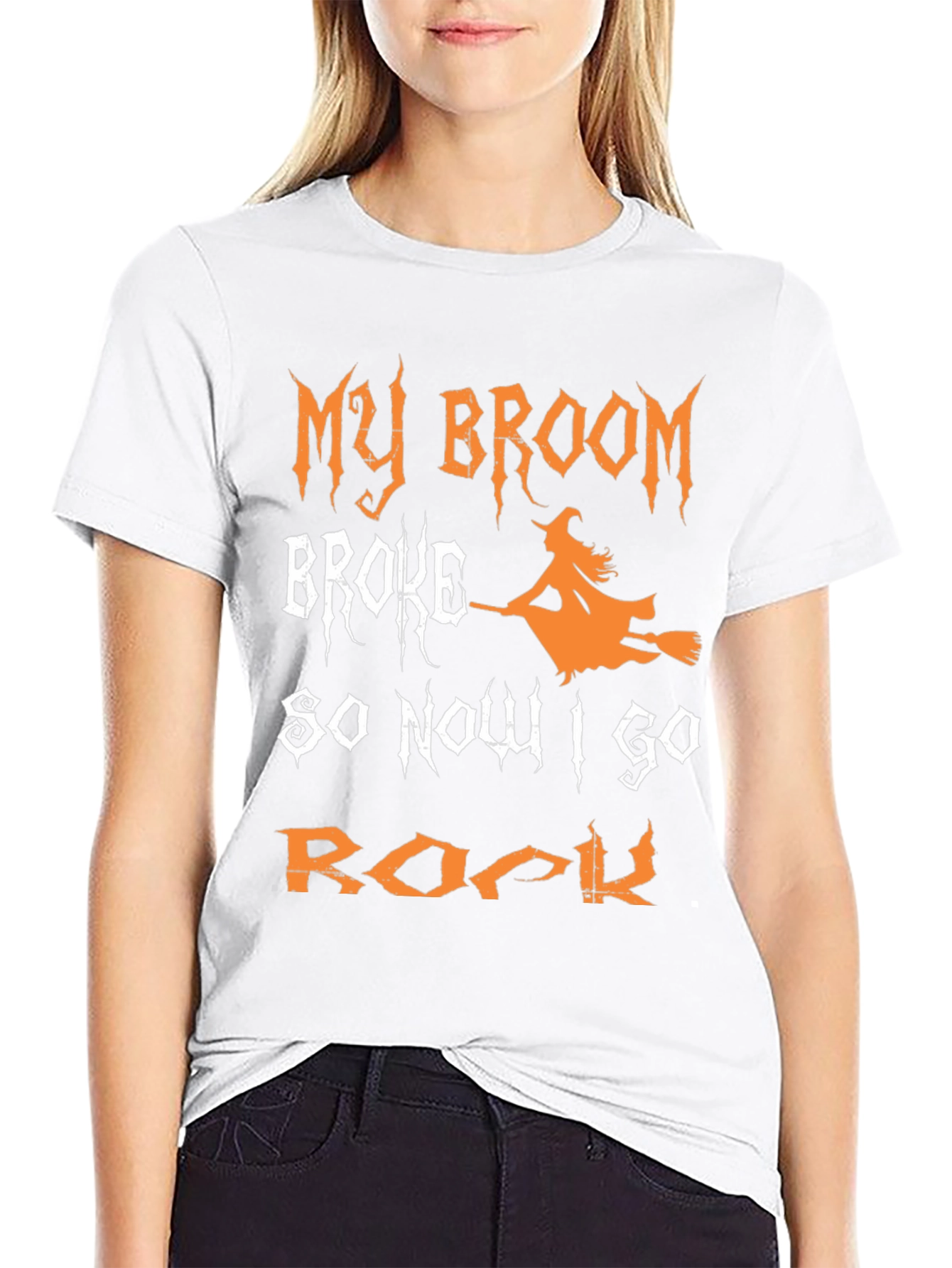 Halloween Witch Rock T-Shirt