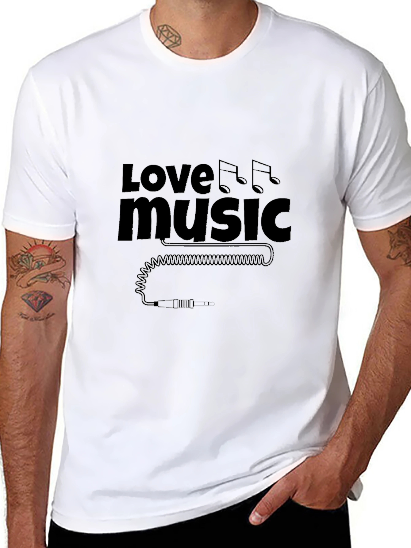 Love Music Graphic Tee
