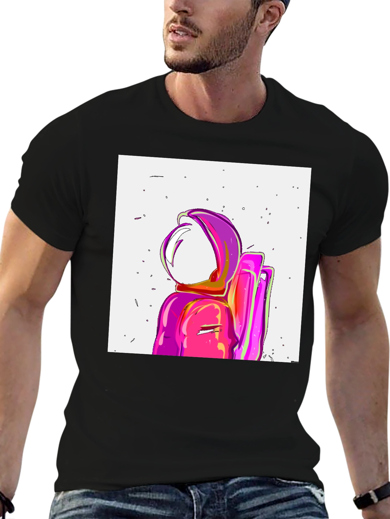 Astronaut Graphic T-Shirt - Modern Style