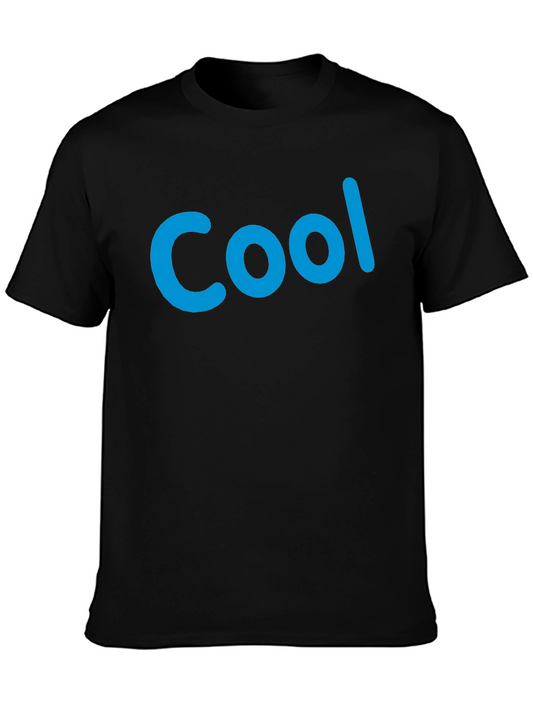Cool Graphic Tee - Mens Black T-Shirt