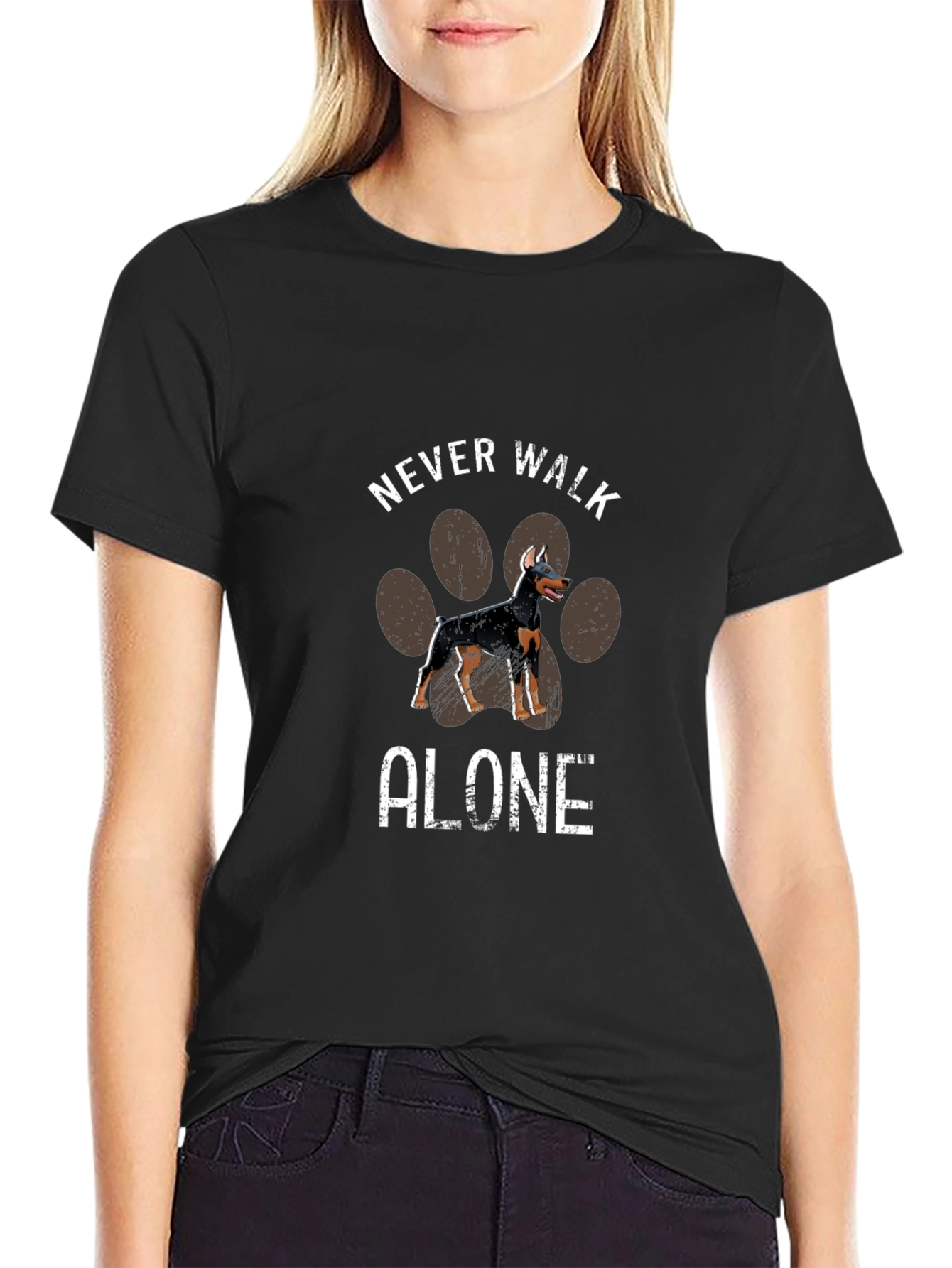 Never Walk Alone Dog T-Shirt