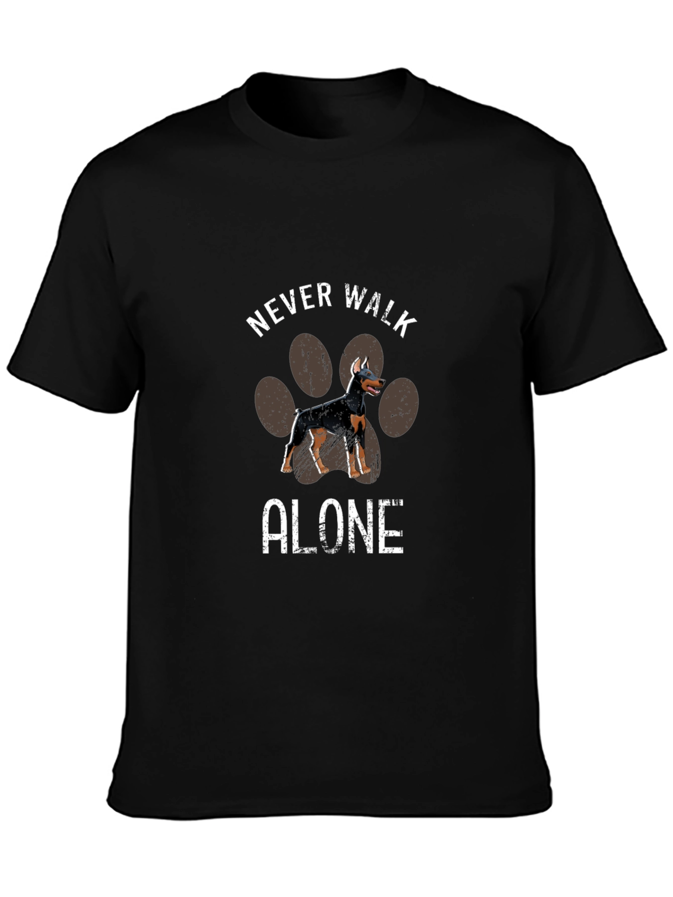 Never Walk Alone Dog T-Shirt