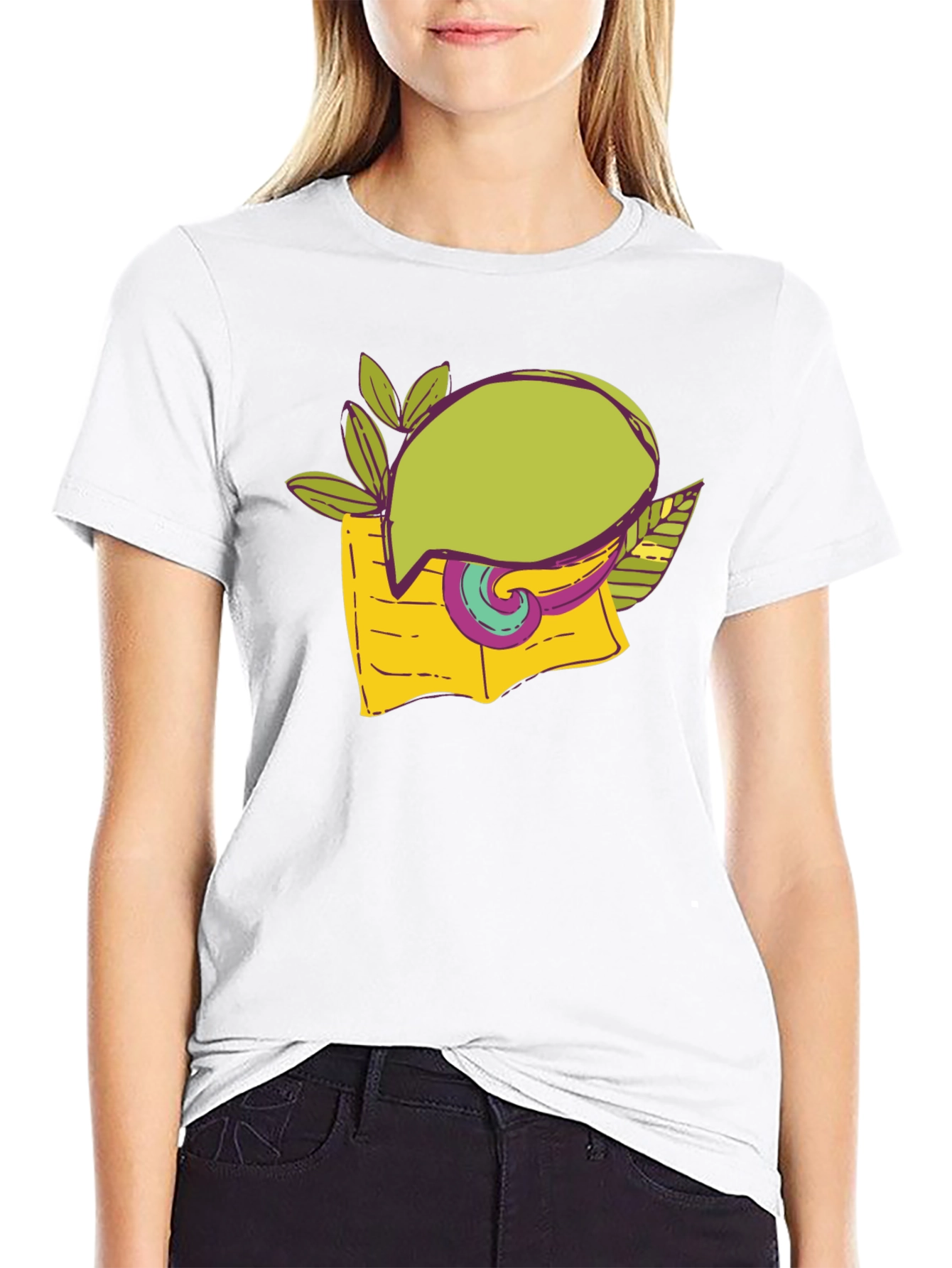 Artistic Graphic Tee - Unique Design Soft Cotton