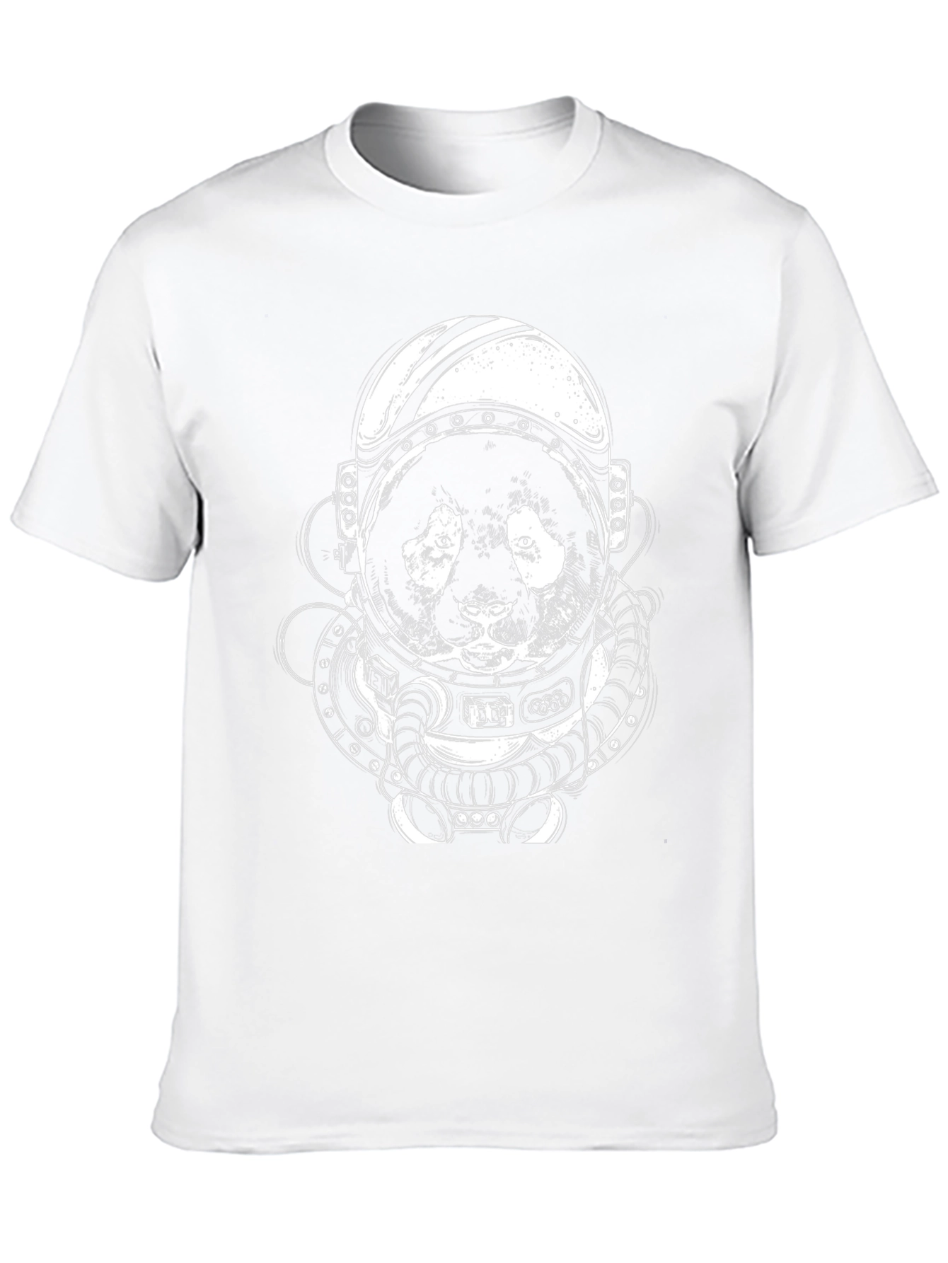 Astronaut Panda T-Shirt - Black
